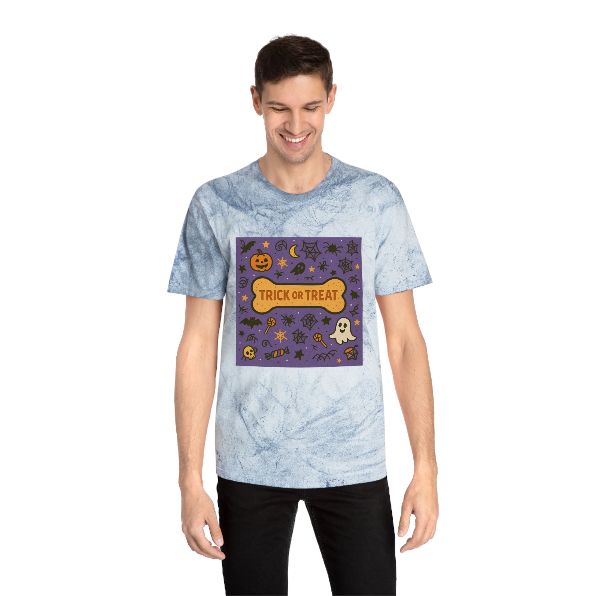 Trick-or-Treat Tye-Dye Tee