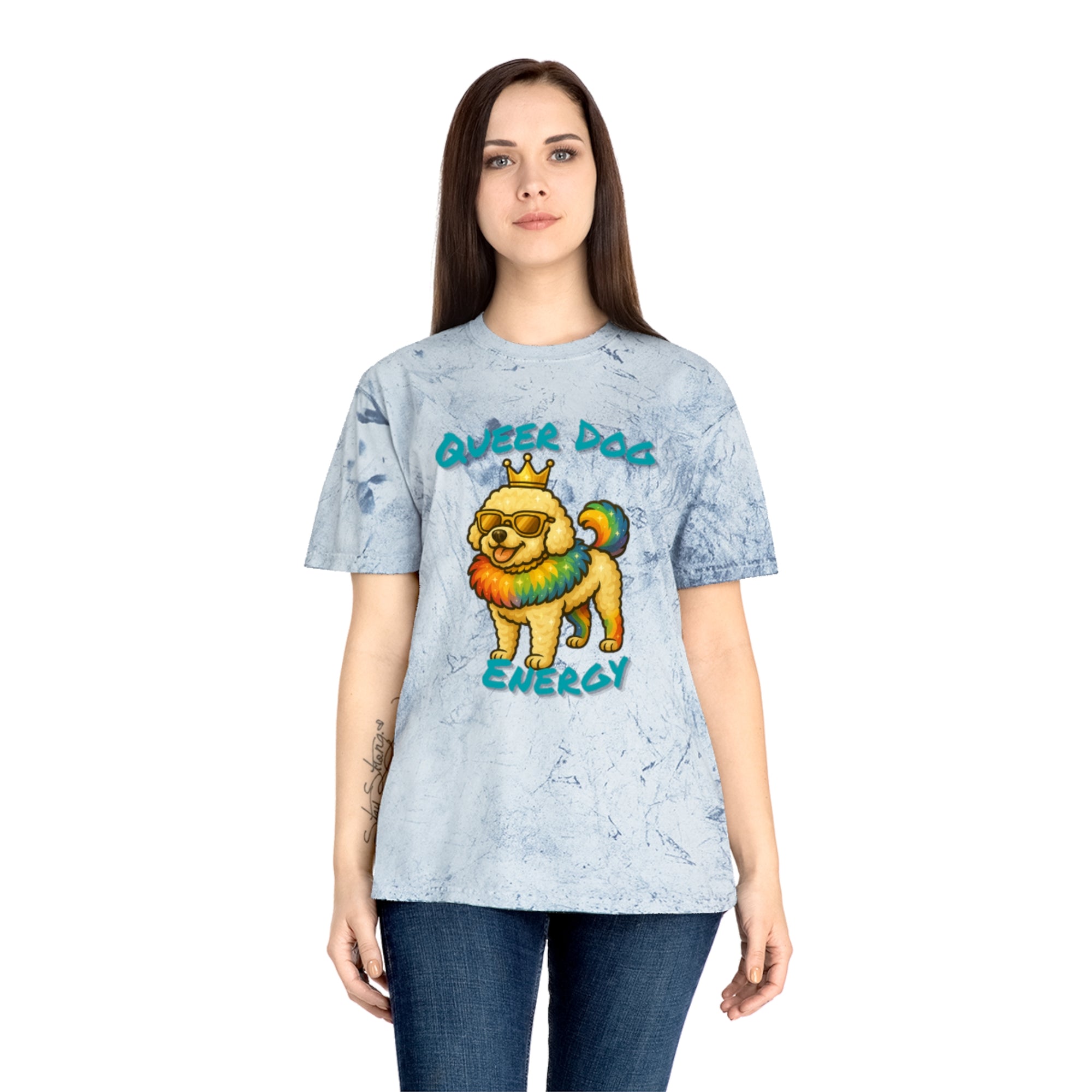 Queer Dog Energy Tye-Dye Tee