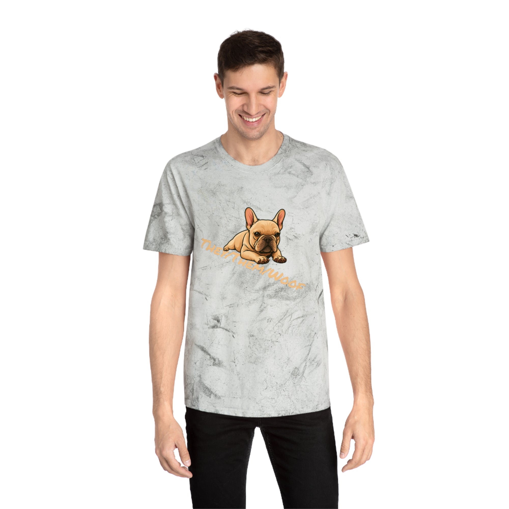 They/Them/Woof Tye-Dye Tee