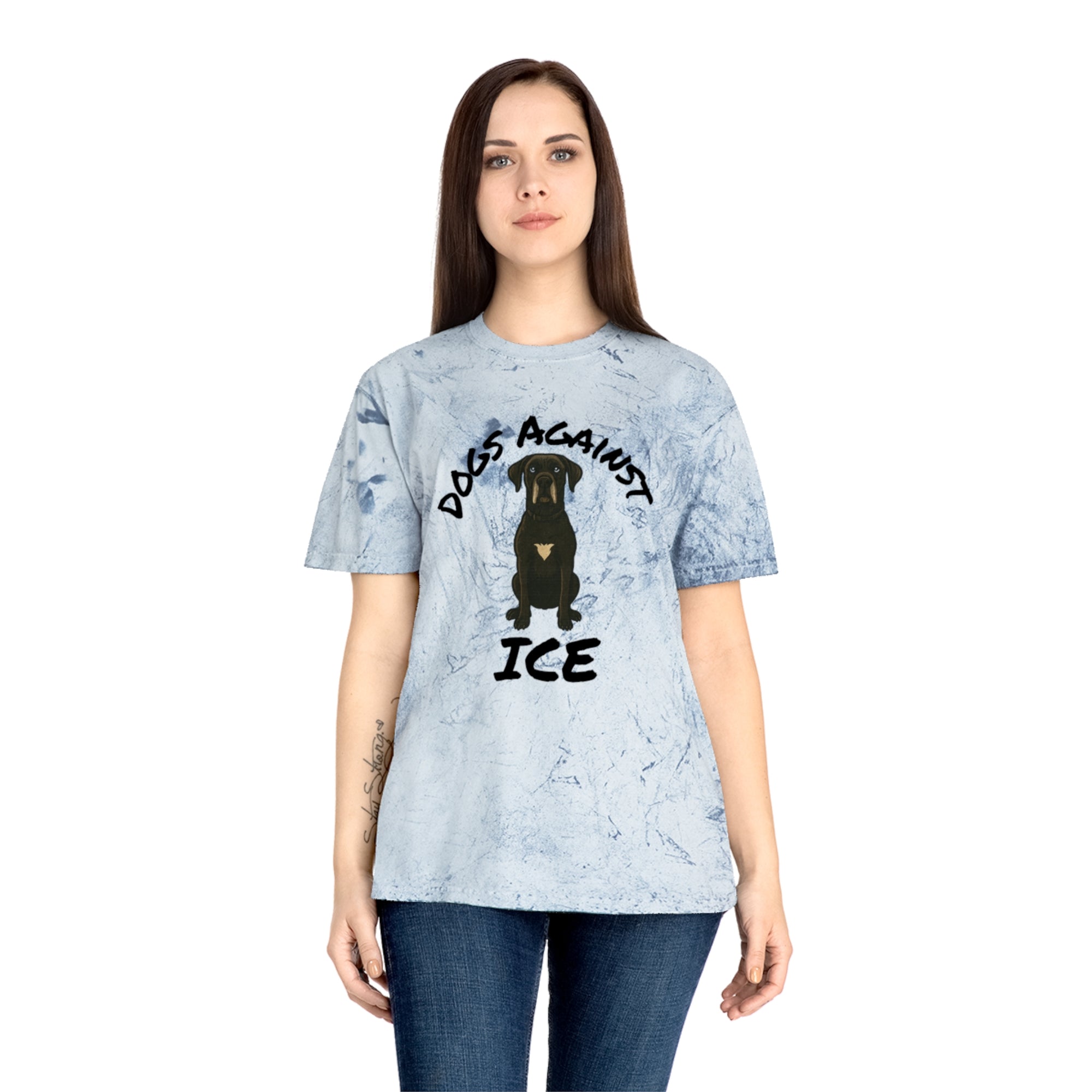 Dogs Against ICE Tye-Dye Tee