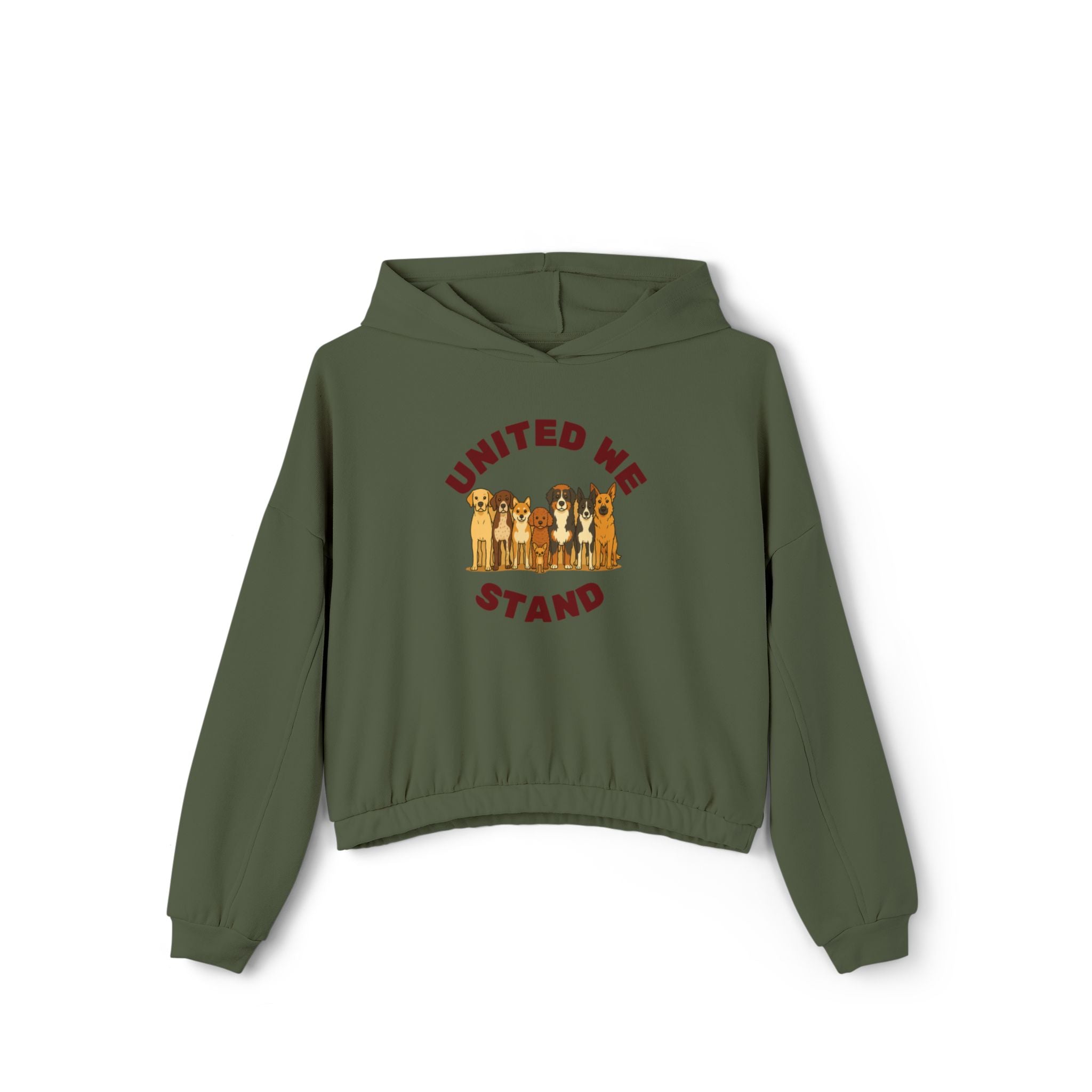 United We Stand Crop Hoodie