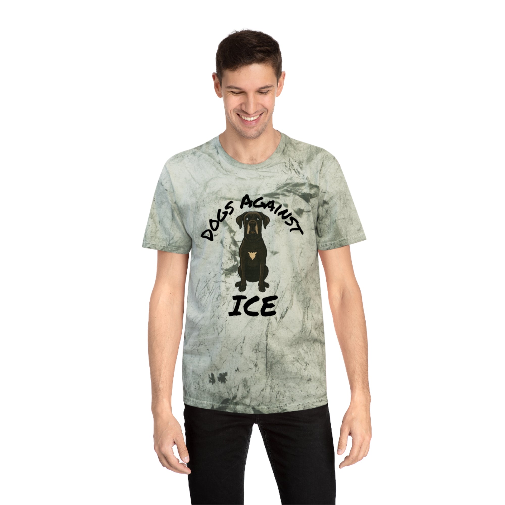 Dogs Against ICE Tye-Dye Tee