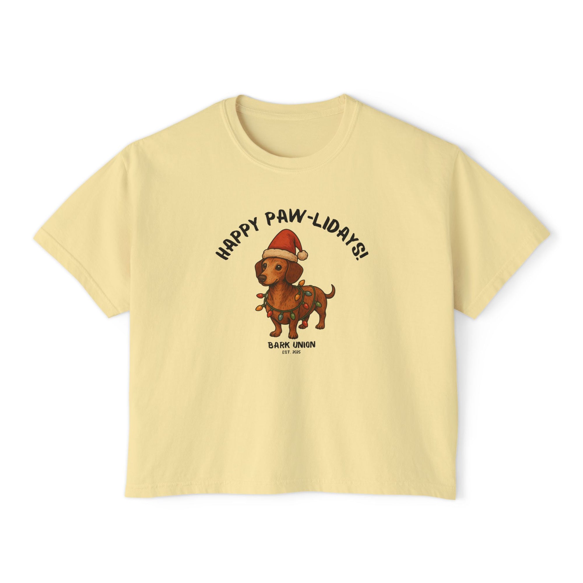 Happy Paw-lidays Crop Top