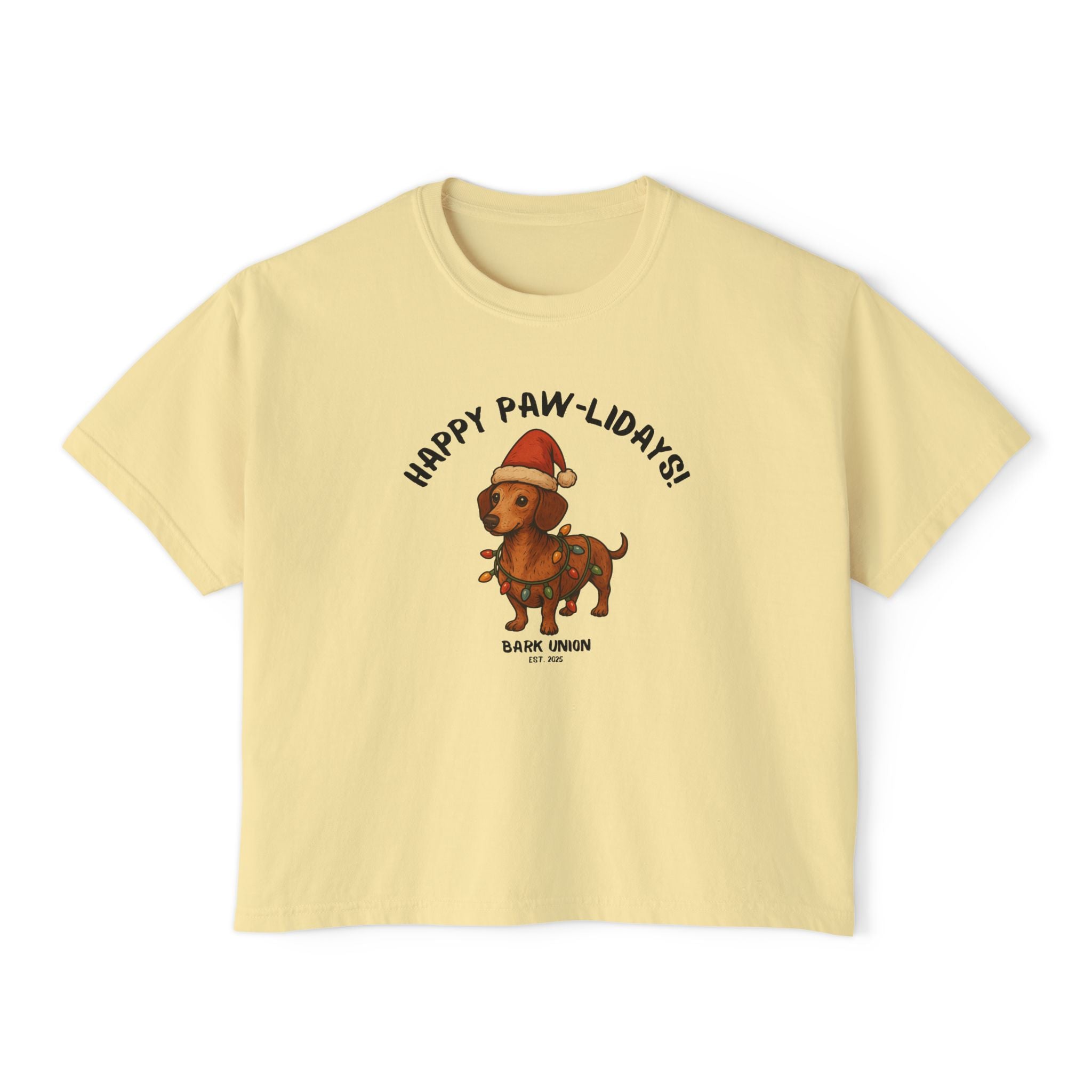 Happy Paw-lidays Crop Top