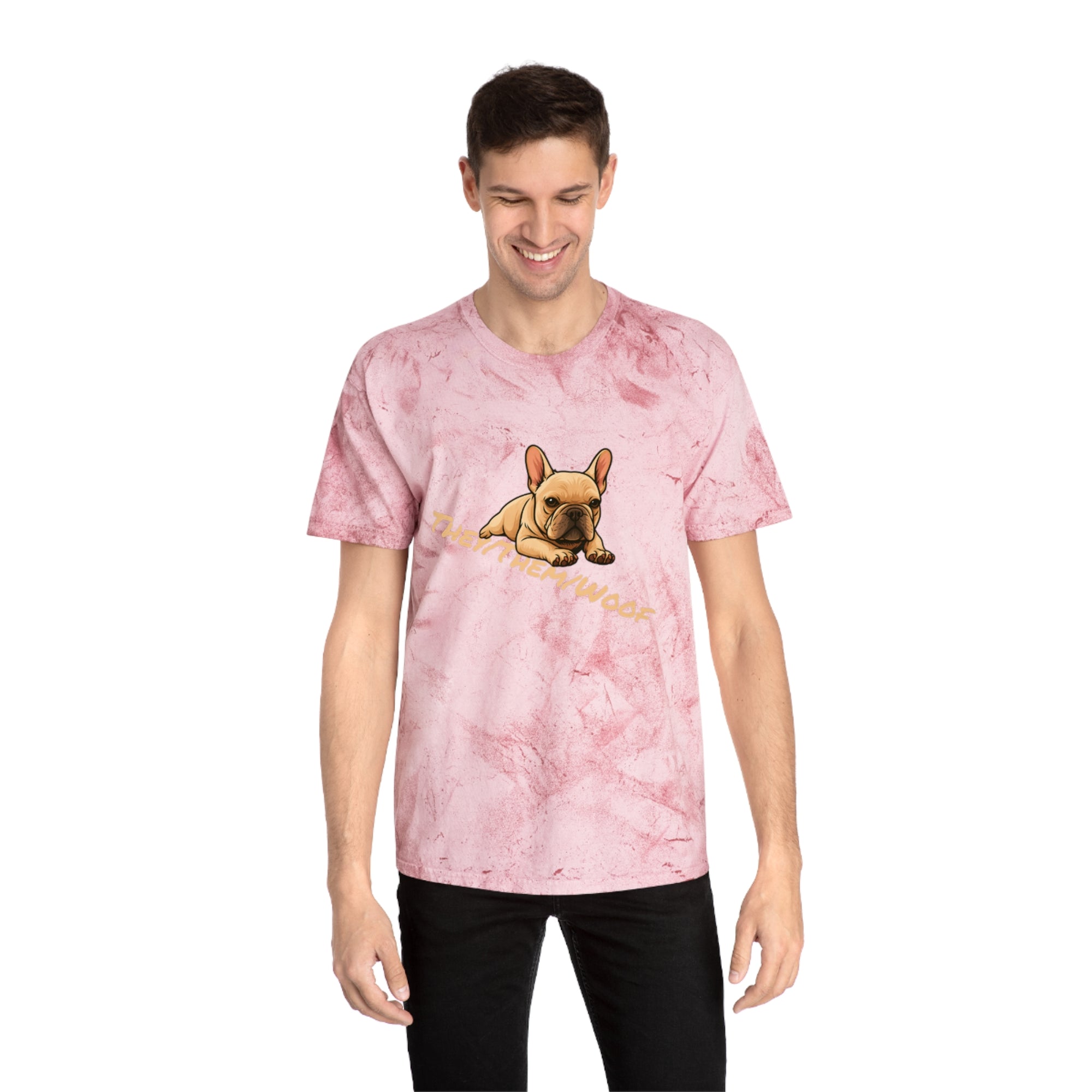 They/Them/Woof Tye-Dye Tee