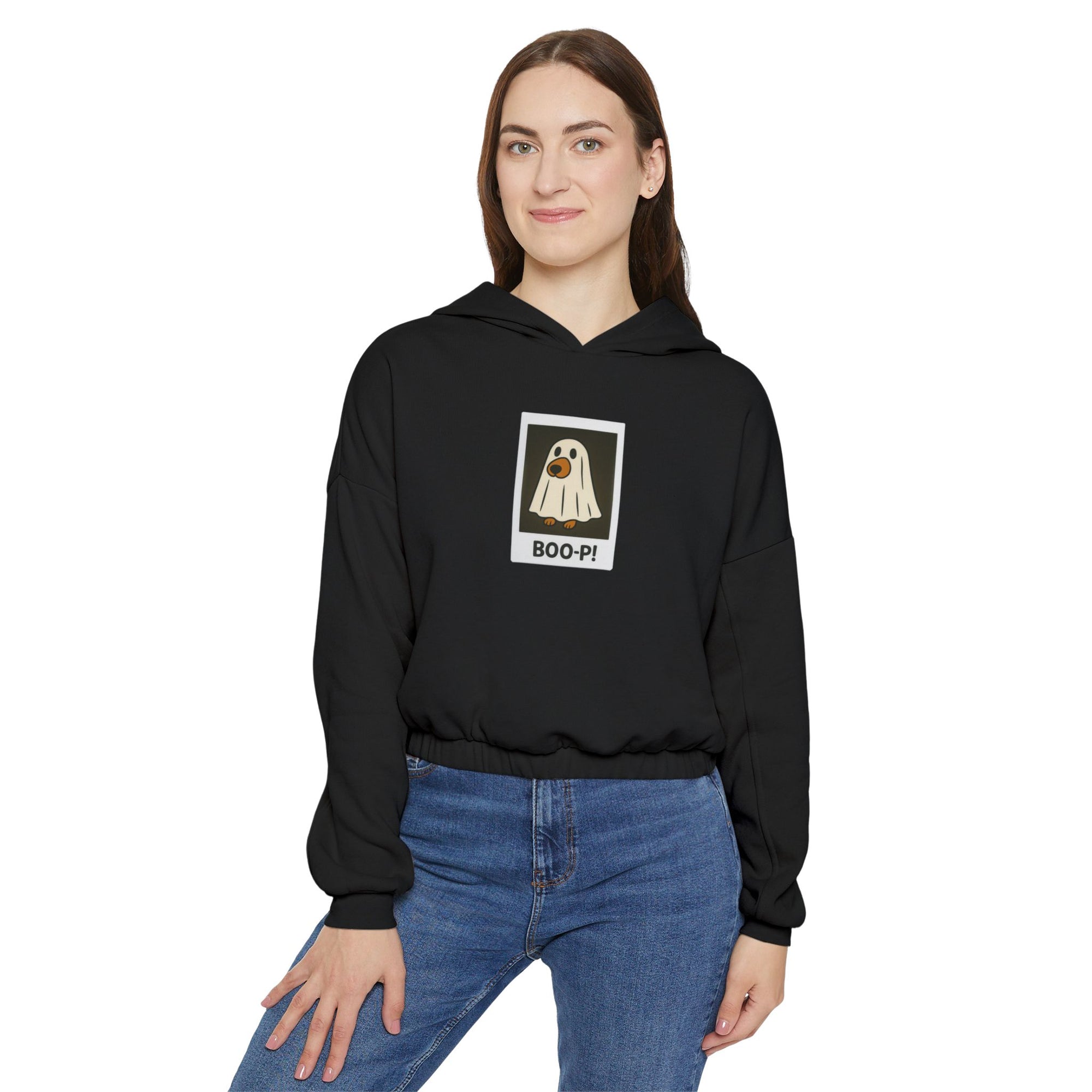 Boo-P! Crop Hoodie
