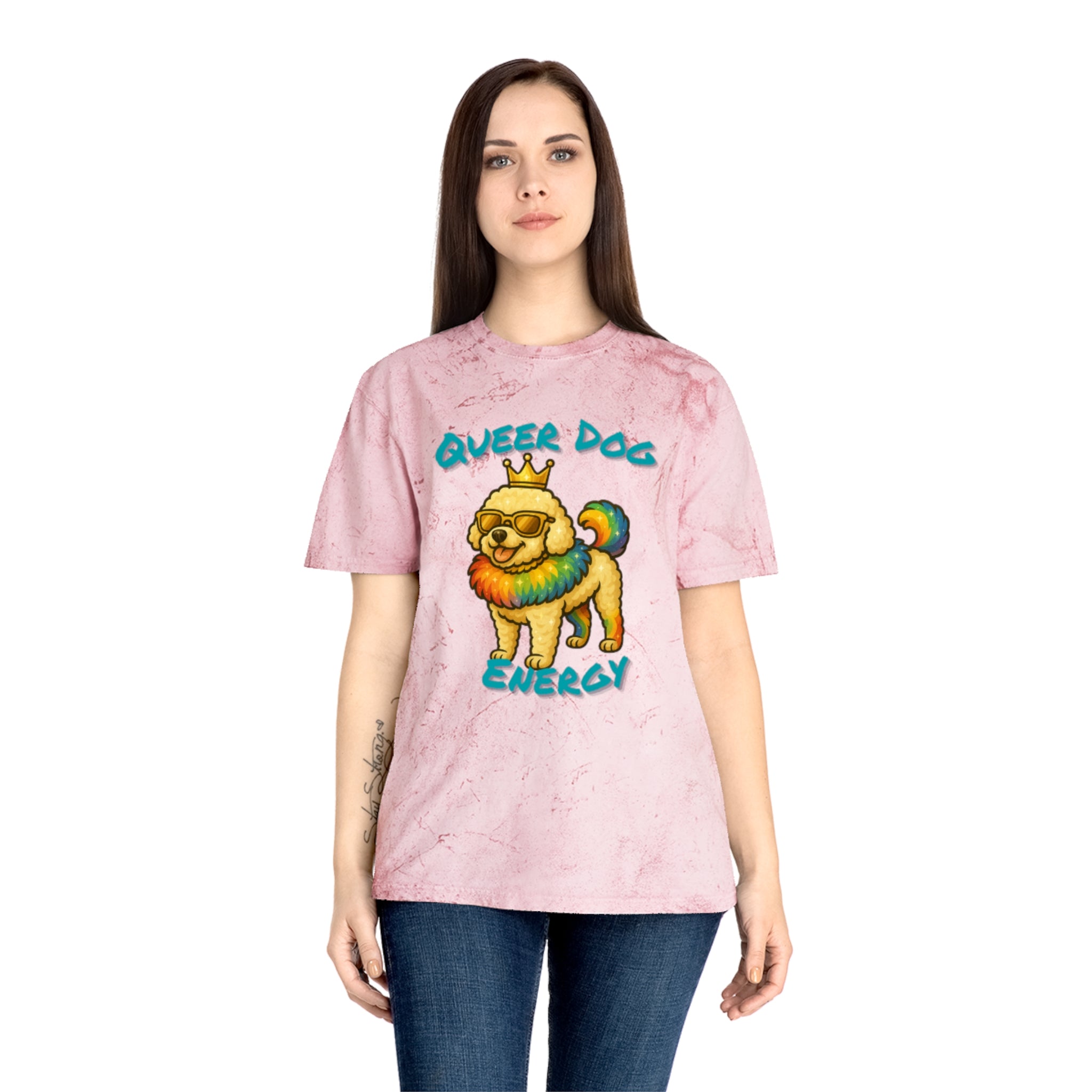 Queer Dog Energy Tye-Dye Tee