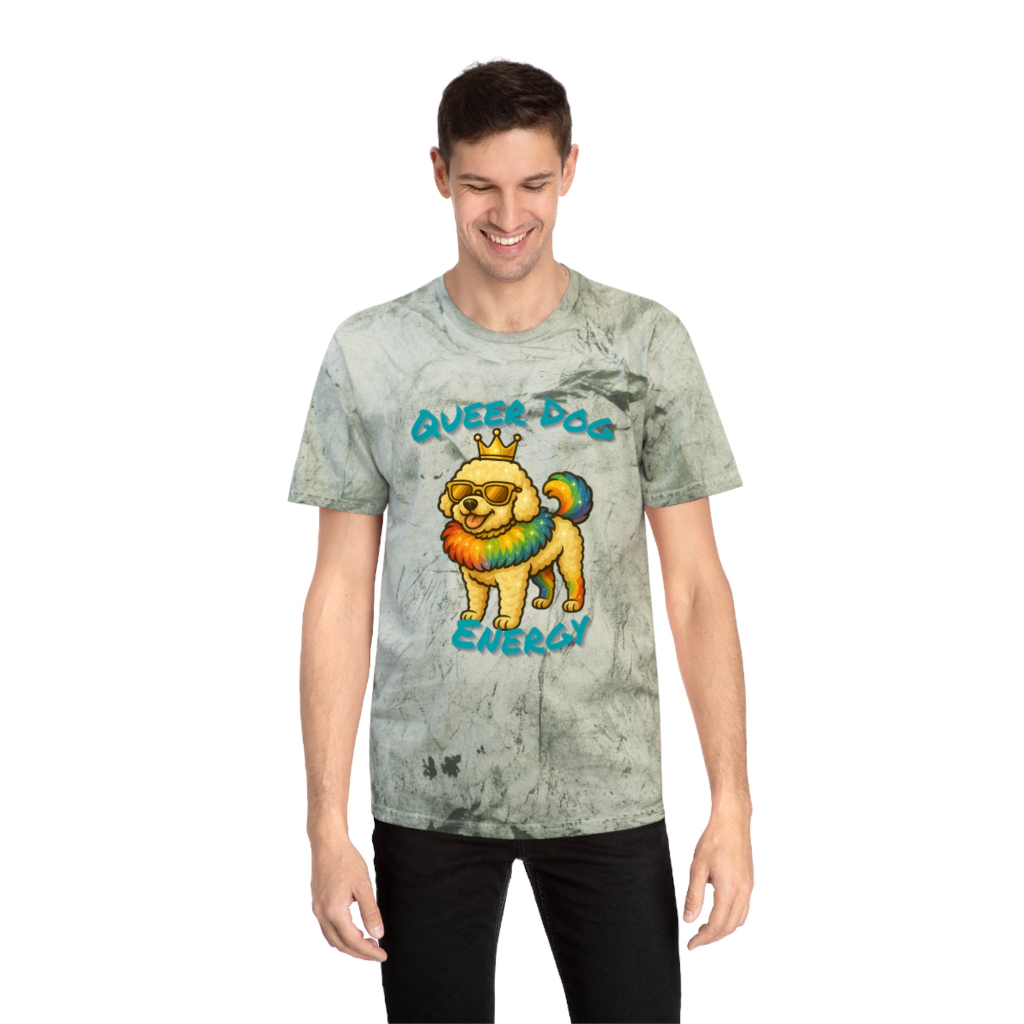 Queer Dog Energy Tye-Dye Tee