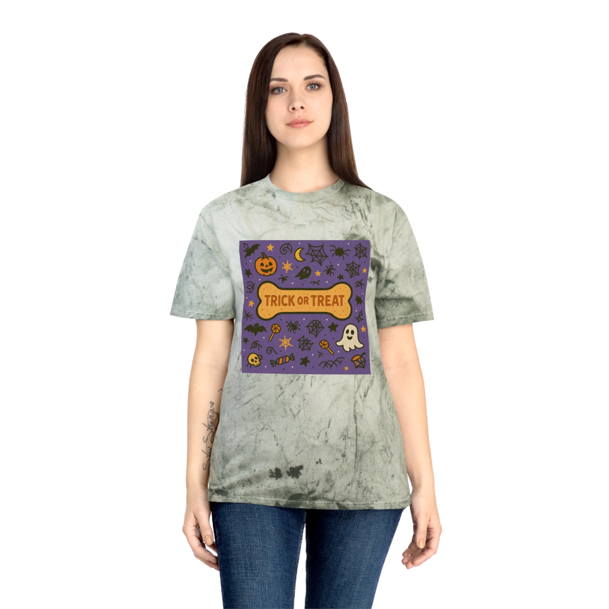 Trick-or-Treat Tye-Dye Tee