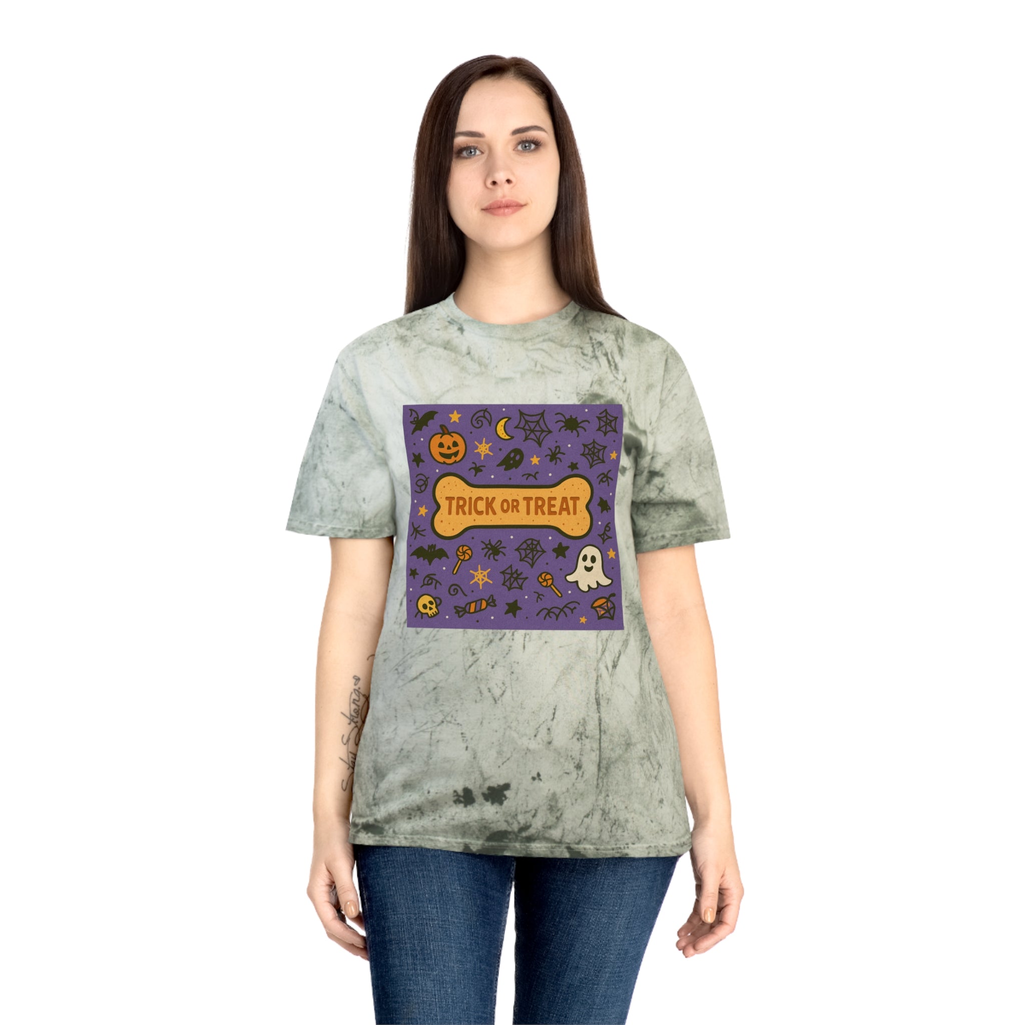 Trick-or-Treat Tye-Dye Tee