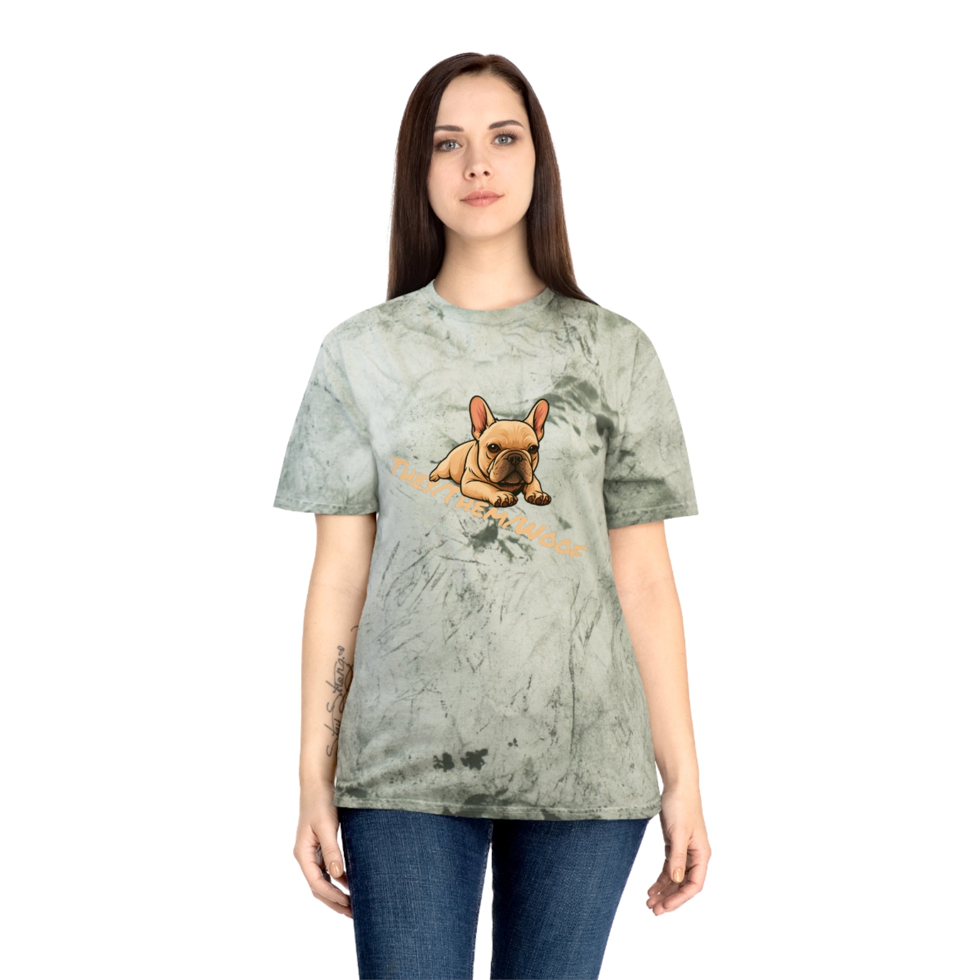 They/Them/Woof Tye-Dye Tee