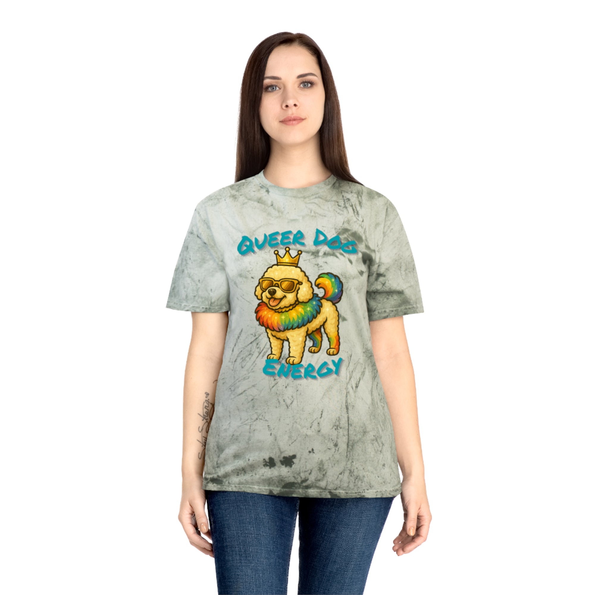 Queer Dog Energy Tye-Dye Tee