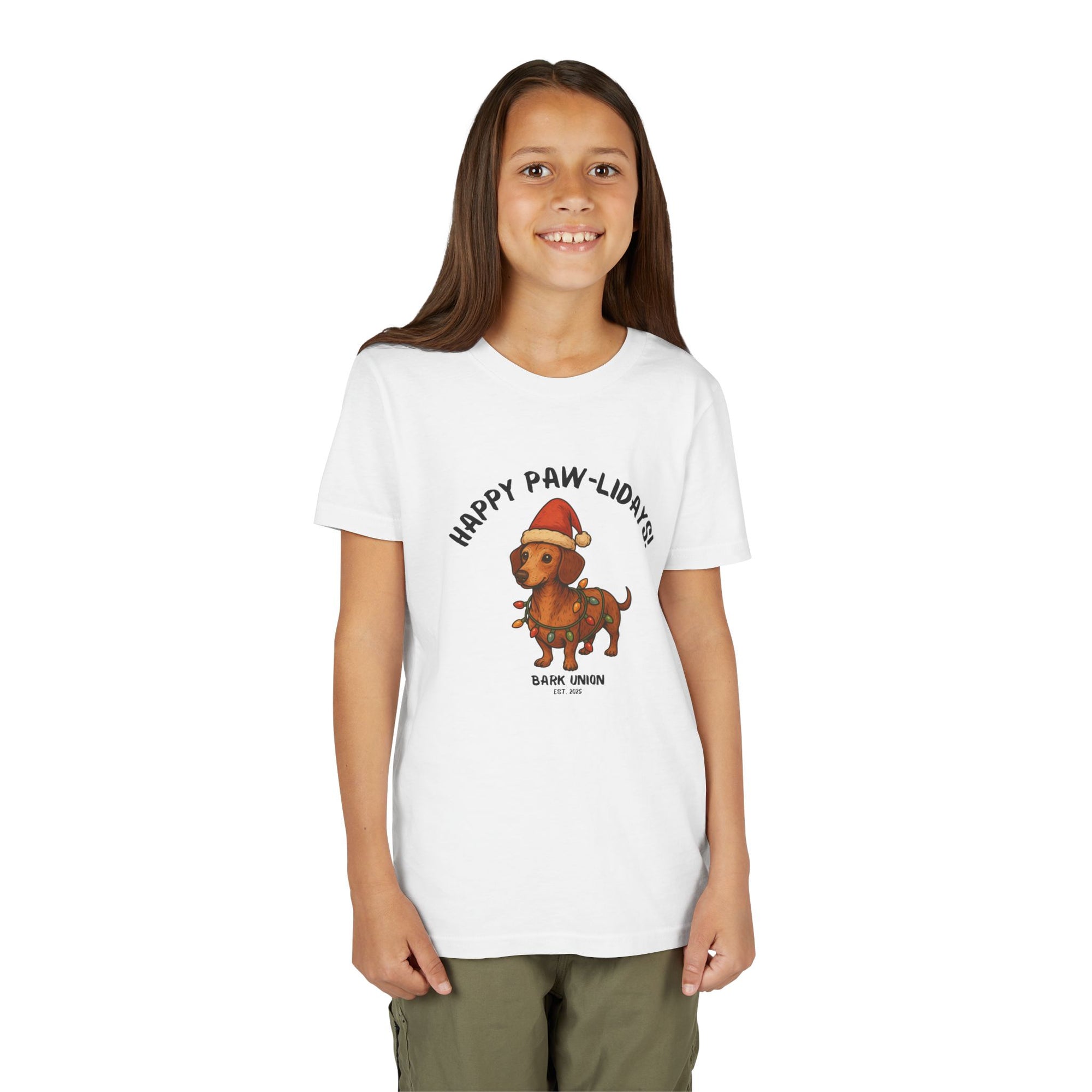 Happy Paw-lidays! Kids Tee