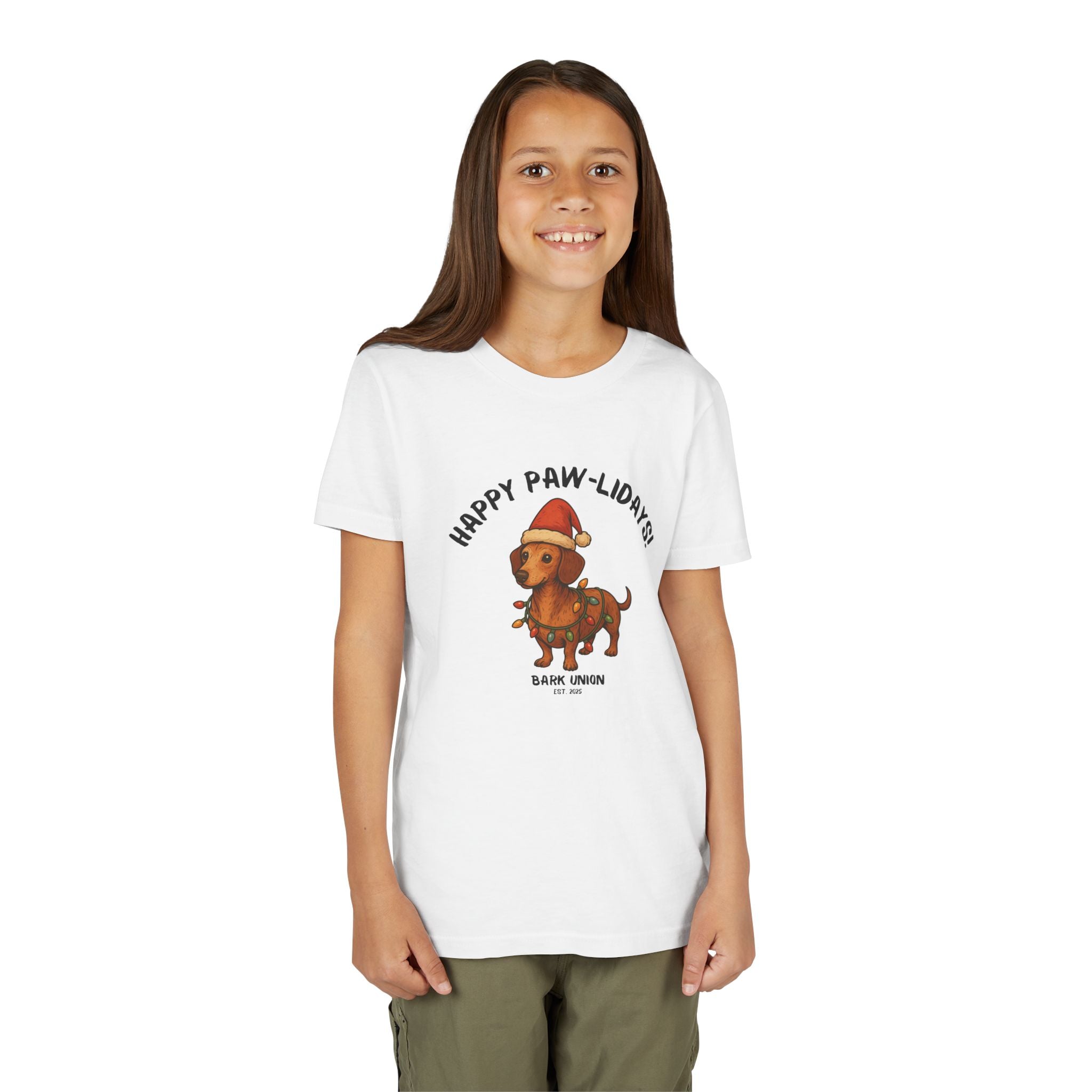 Happy Paw-lidays! Kids Tee