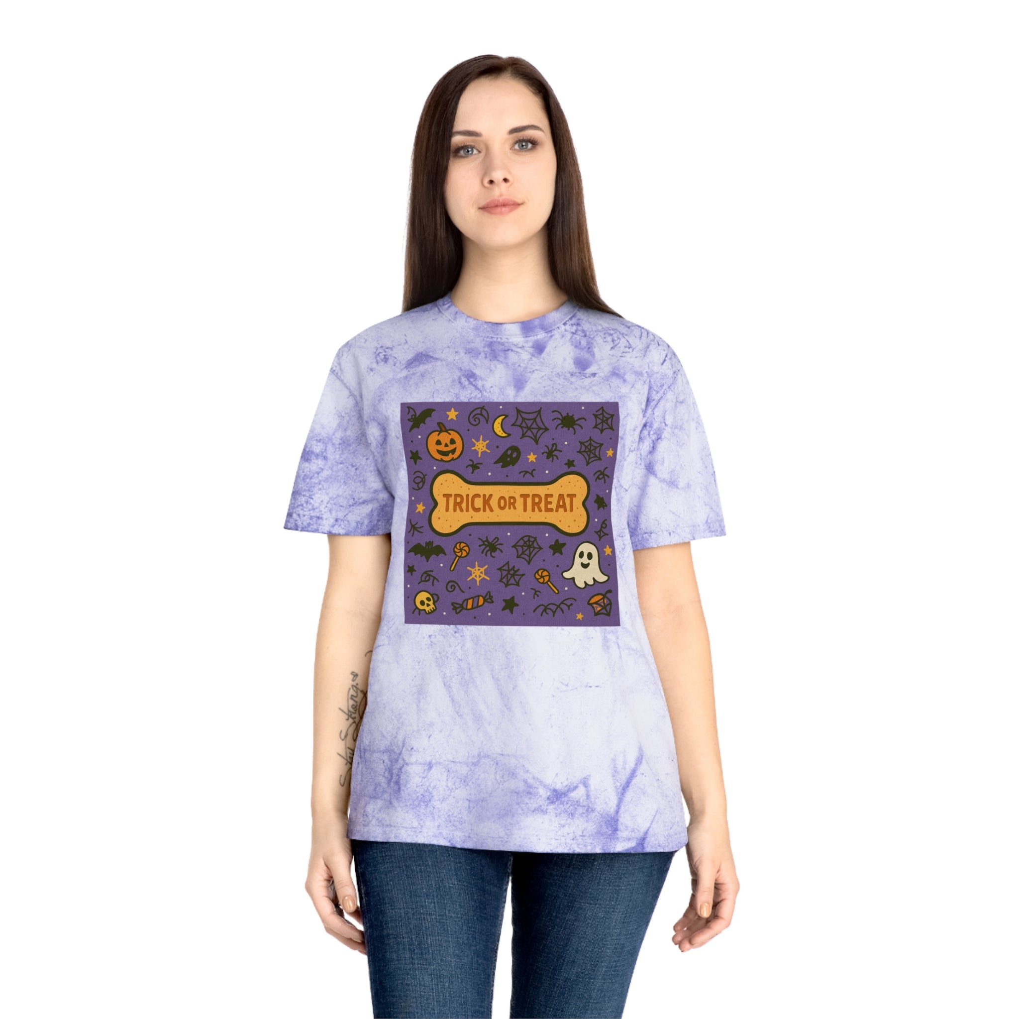 Trick-or-Treat Tye-Dye Tee