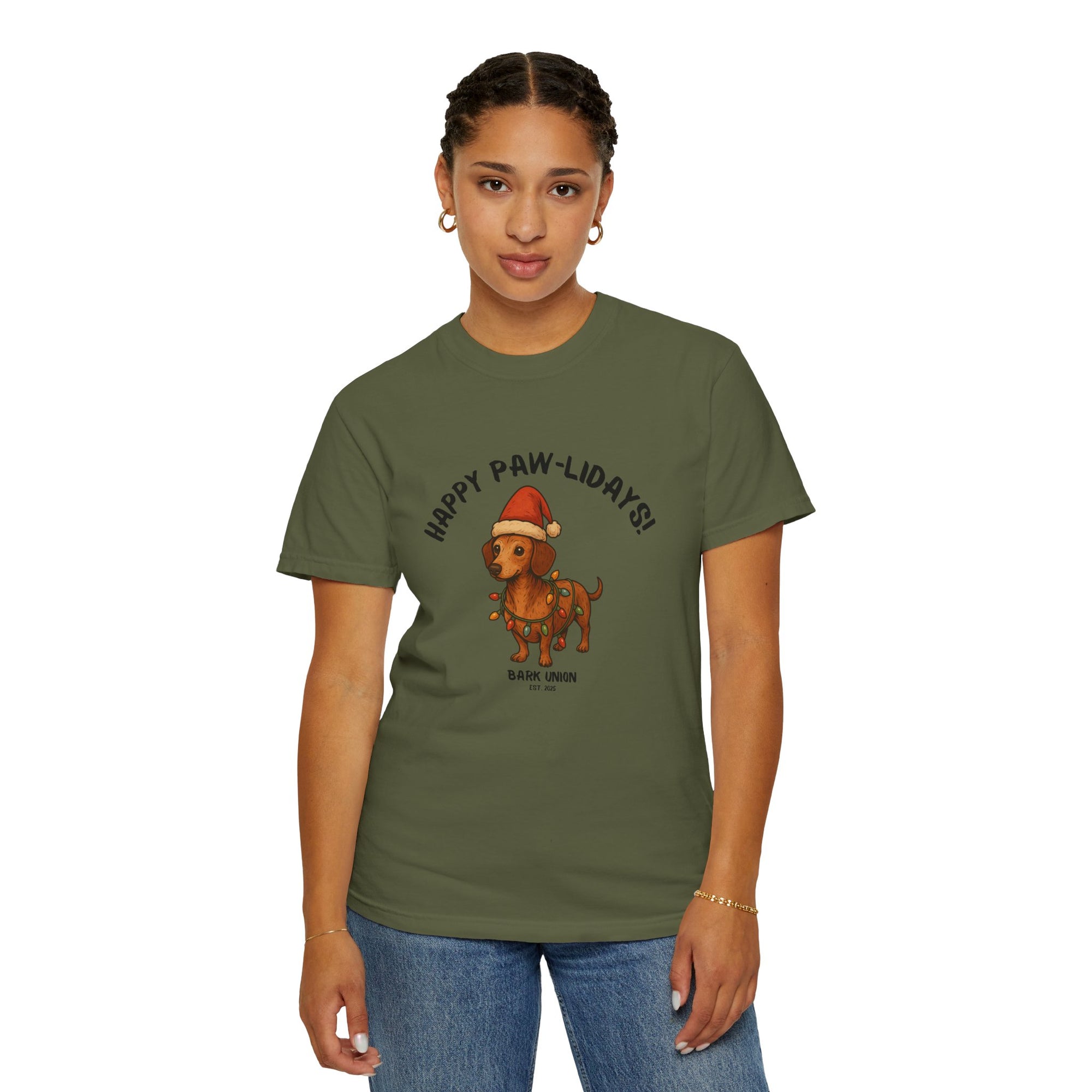 Happy Paw-lidays! Tee