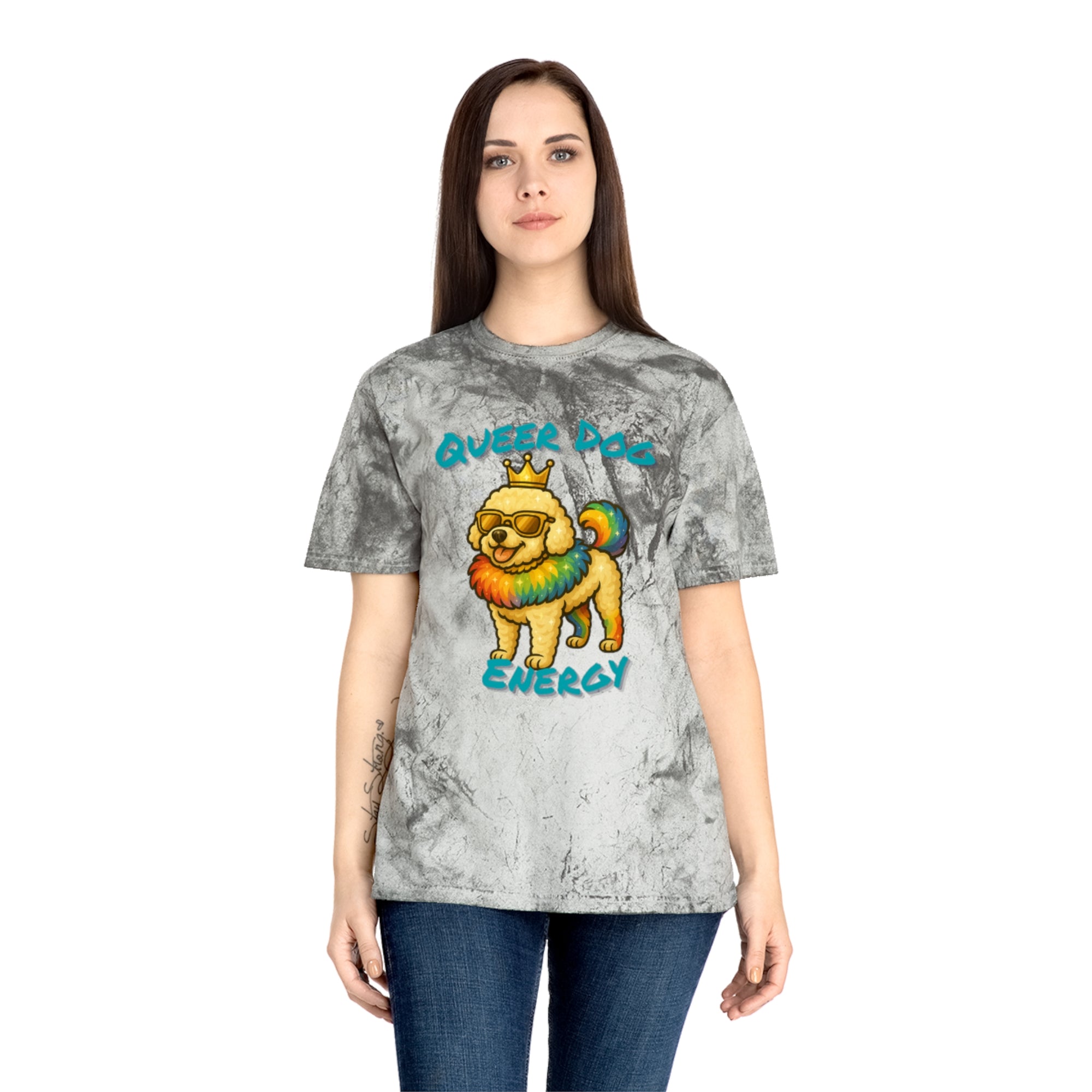 Queer Dog Energy Tye-Dye Tee