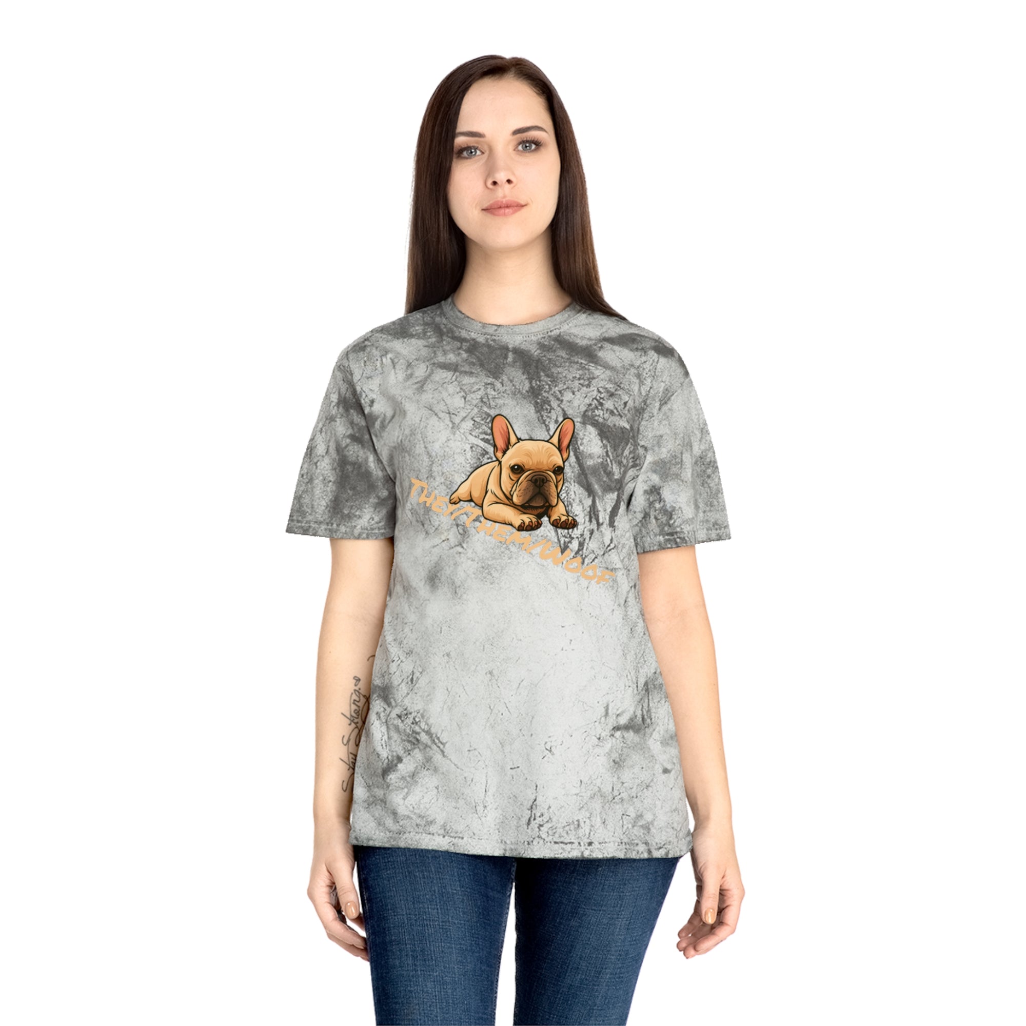 They/Them/Woof Tye-Dye Tee