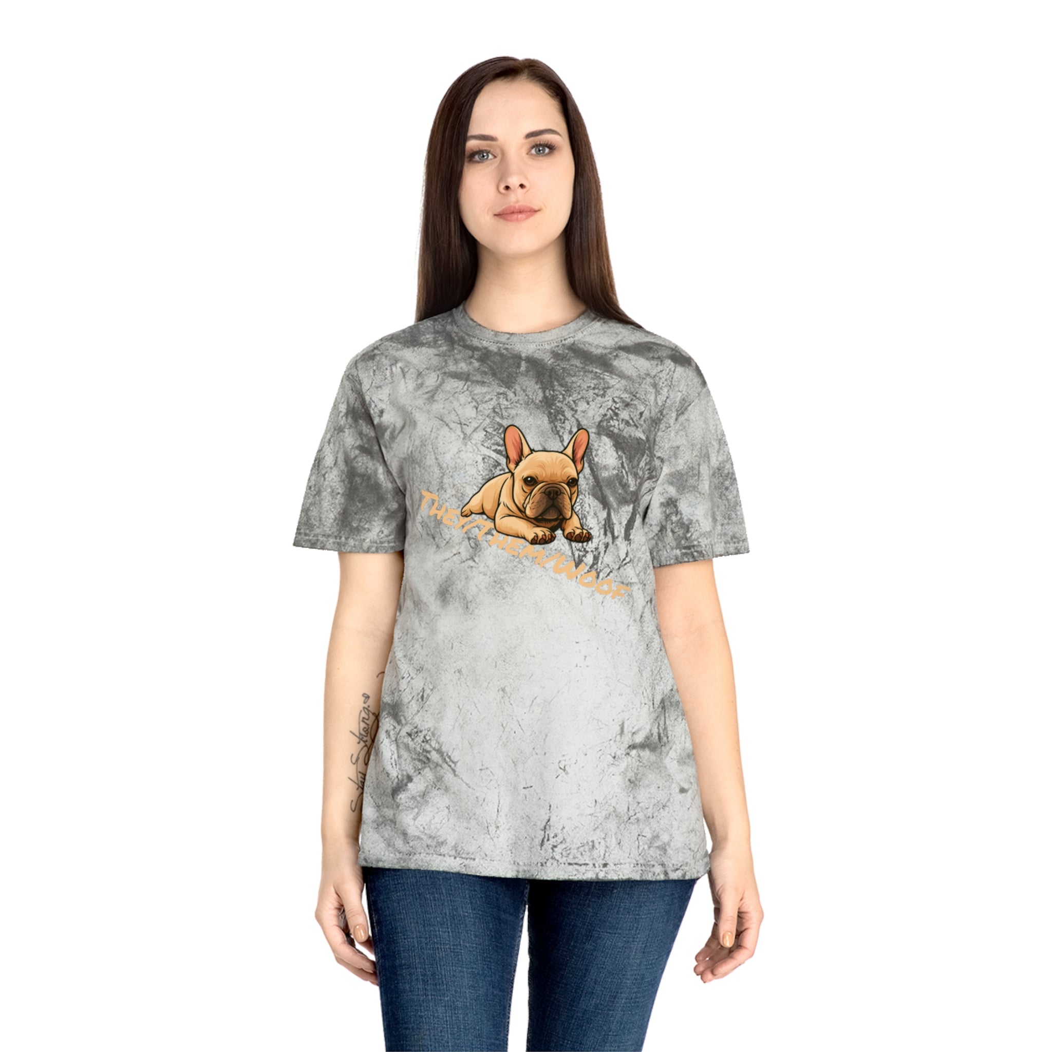 They/Them/Woof Tye-Dye Tee