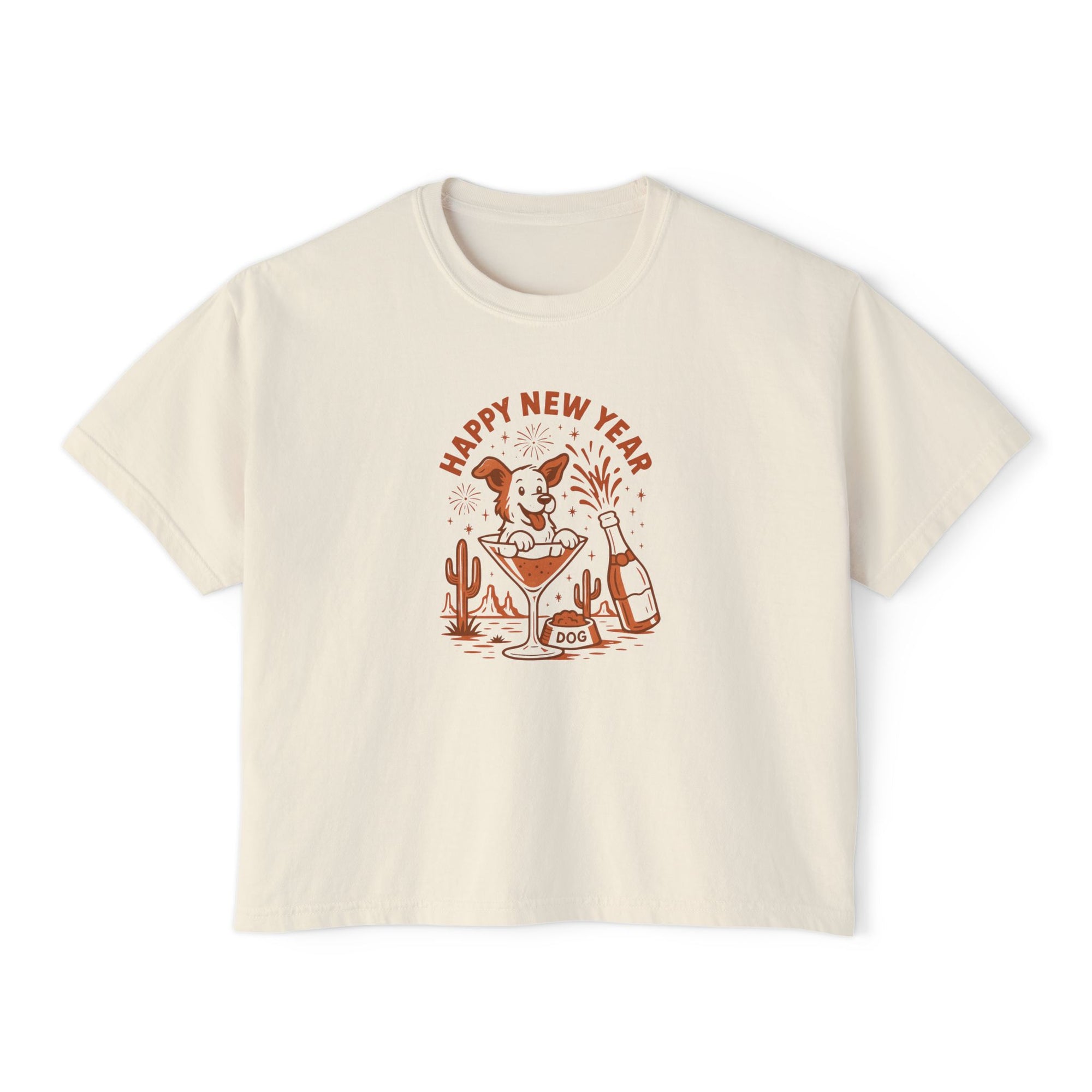 Happy New Year Crop Top