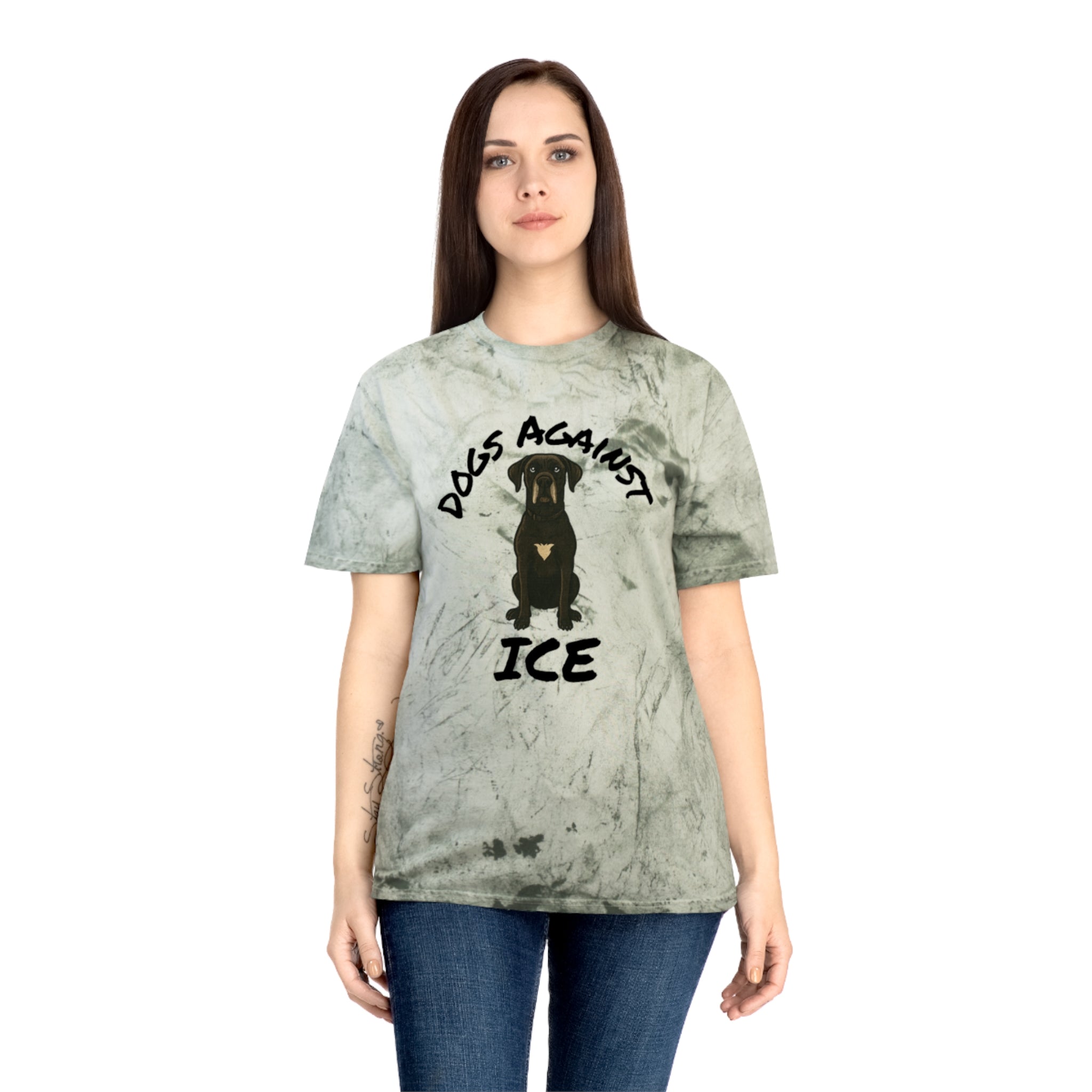 Dogs Against ICE Tye-Dye Tee