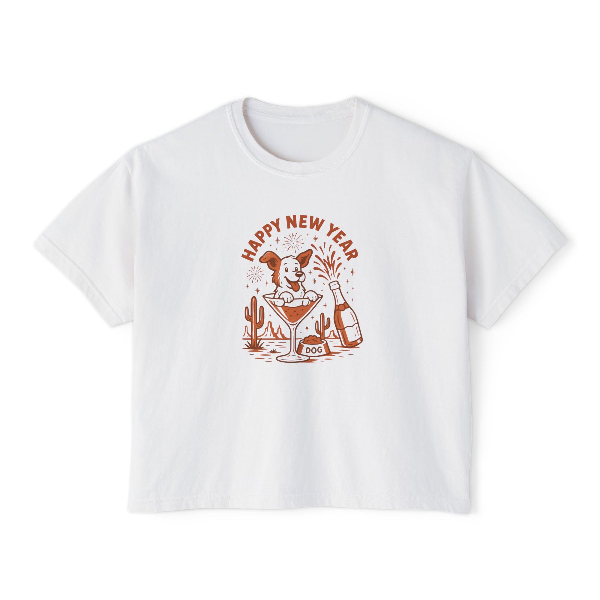 Happy New Year Crop Top