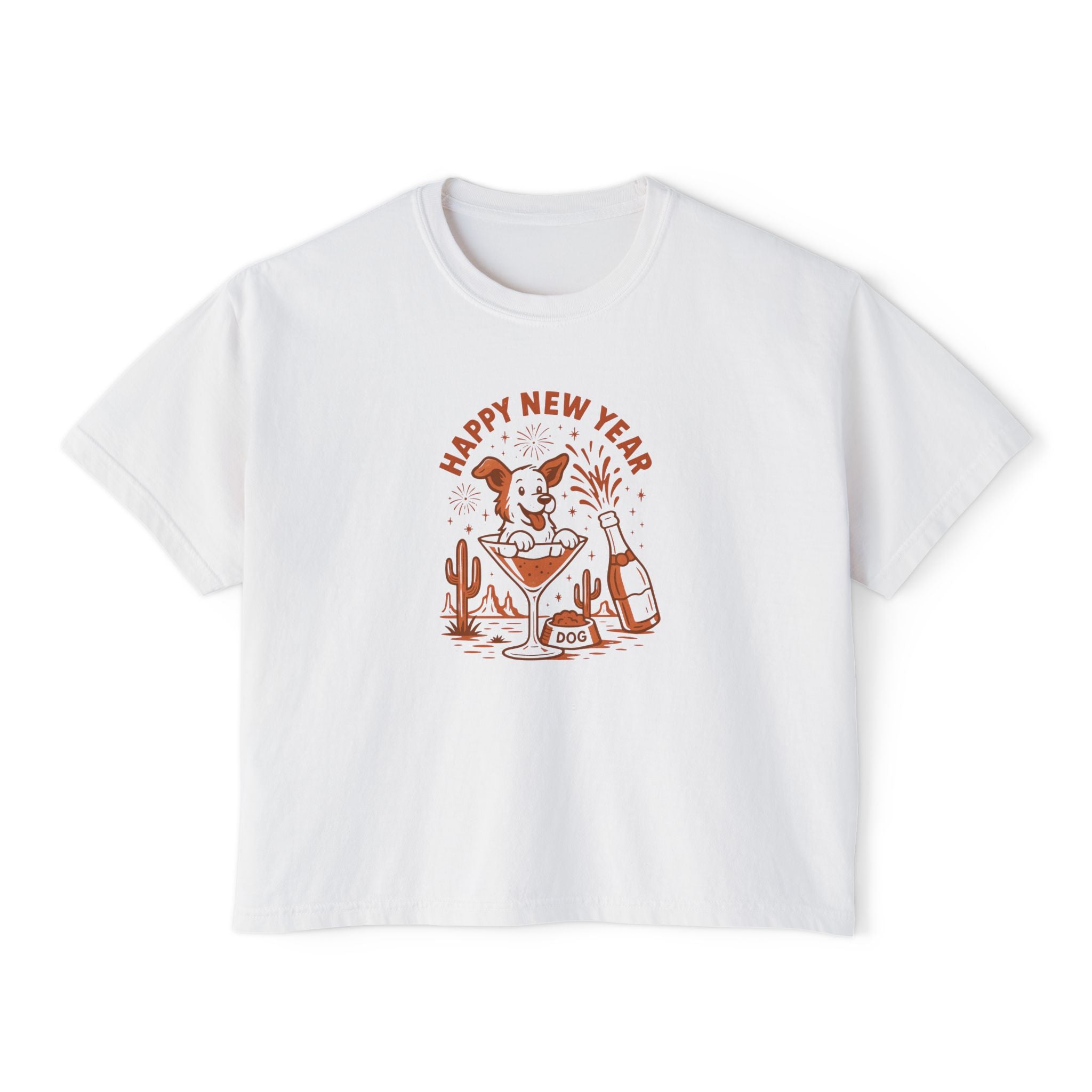 Happy New Year Crop Top