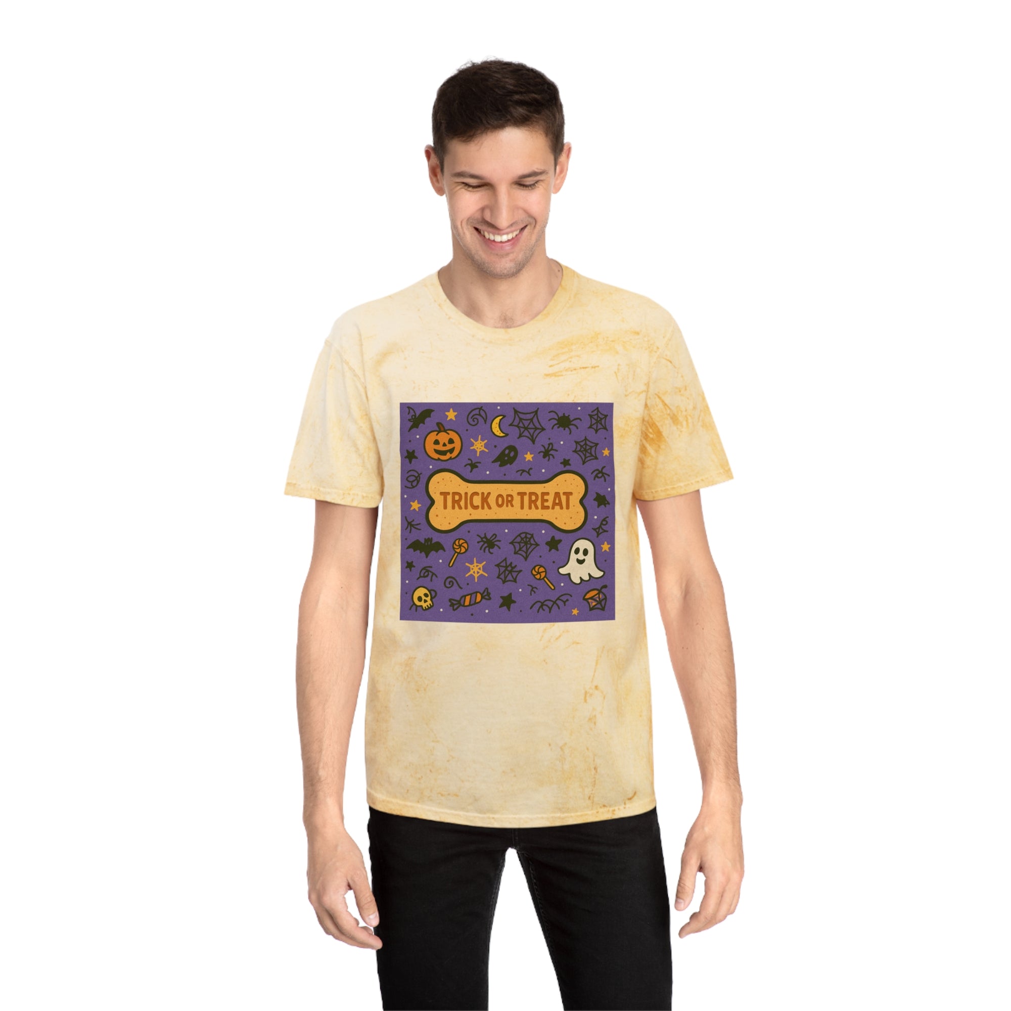 Trick-or-Treat Tye-Dye Tee