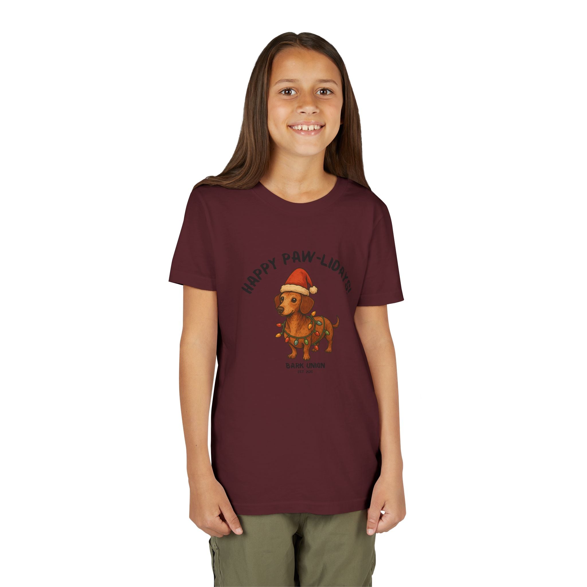 Happy Paw-lidays! Kids Tee