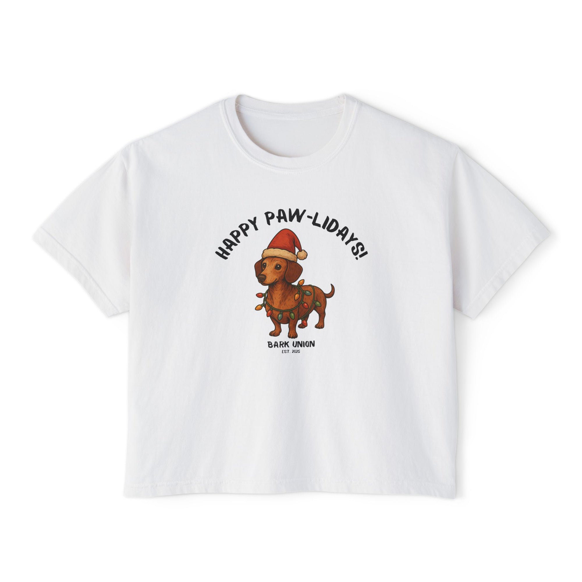 Happy Paw-lidays Crop Top