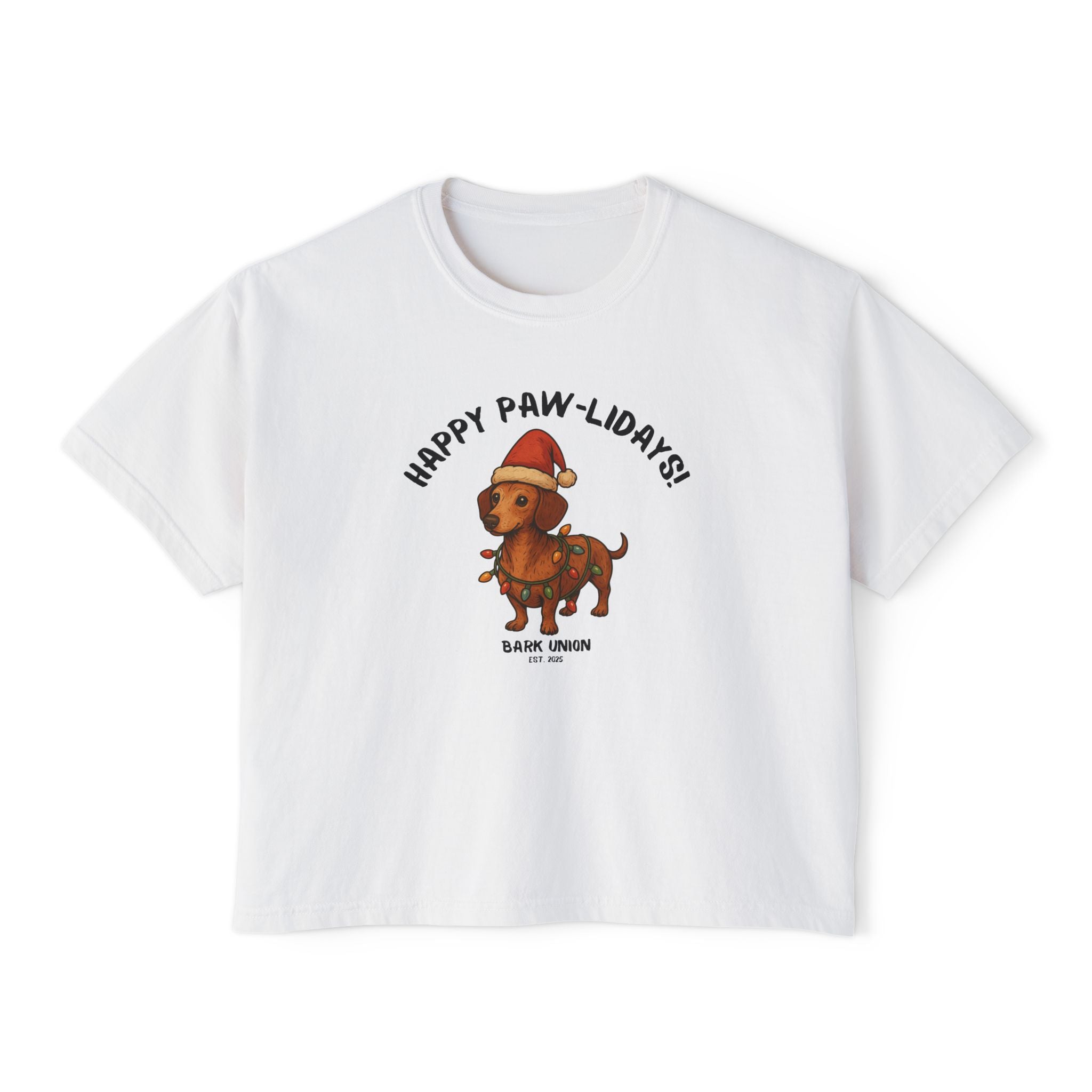 Happy Paw-lidays Crop Top