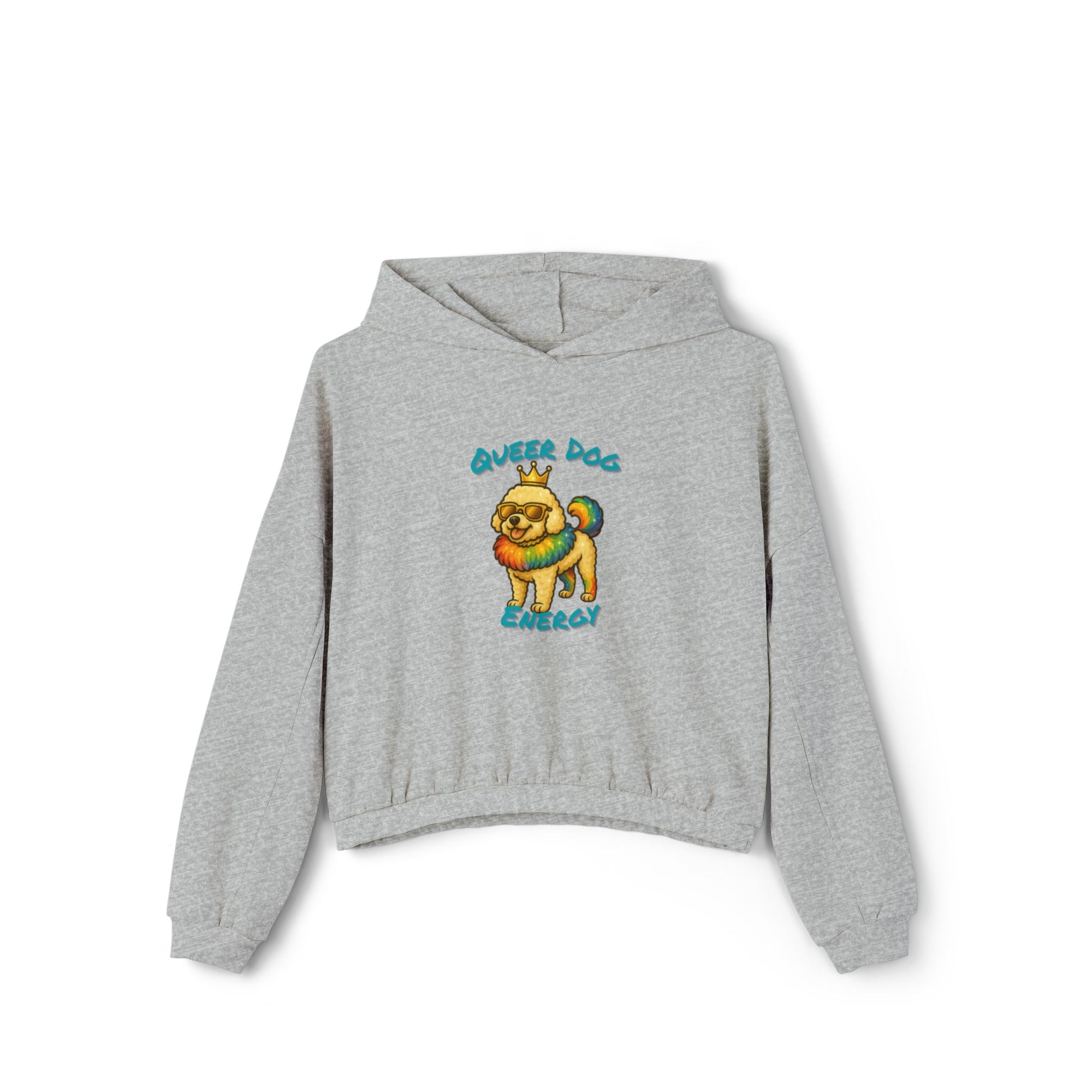 Queer Dog Energy Crop Hoodie