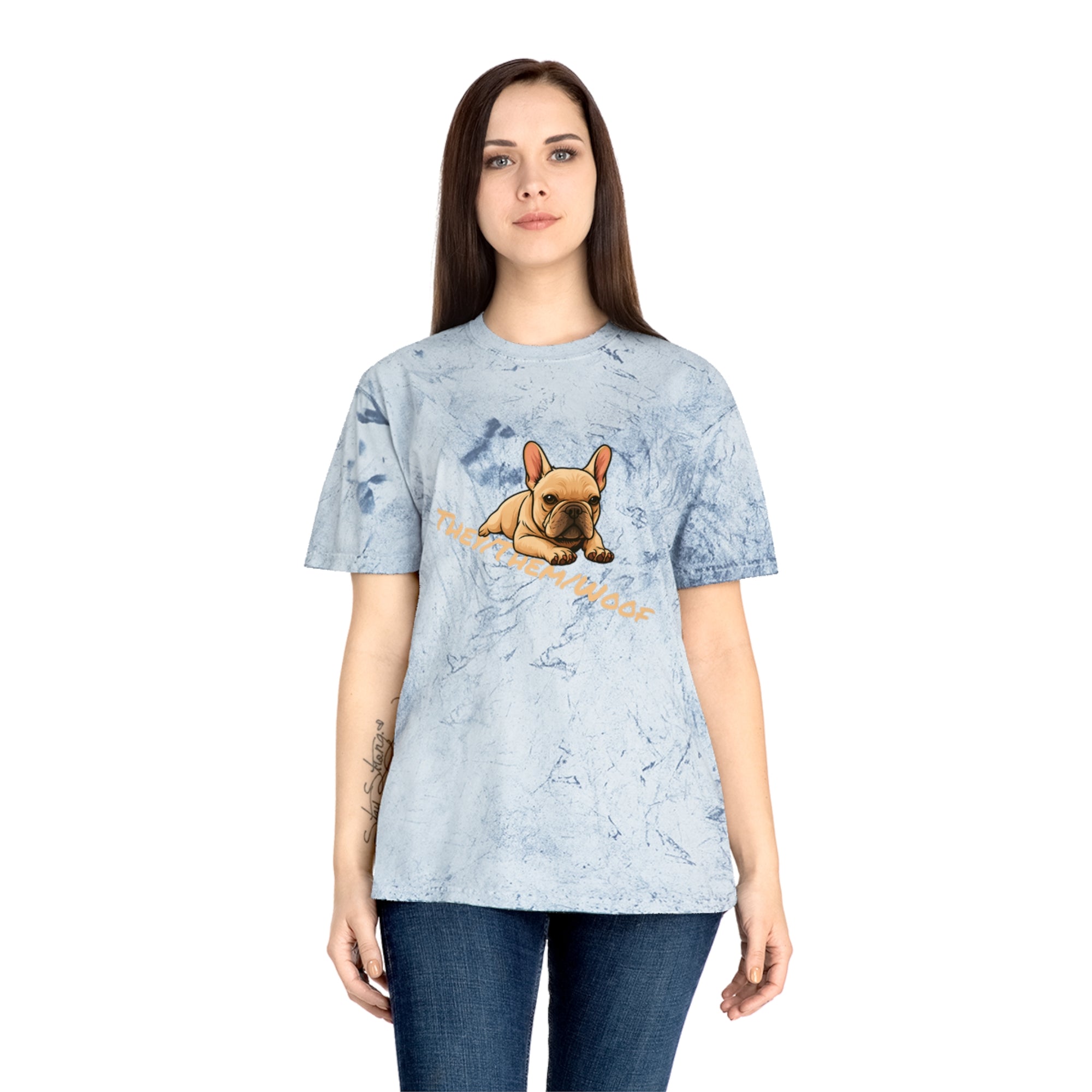 They/Them/Woof Tye-Dye Tee