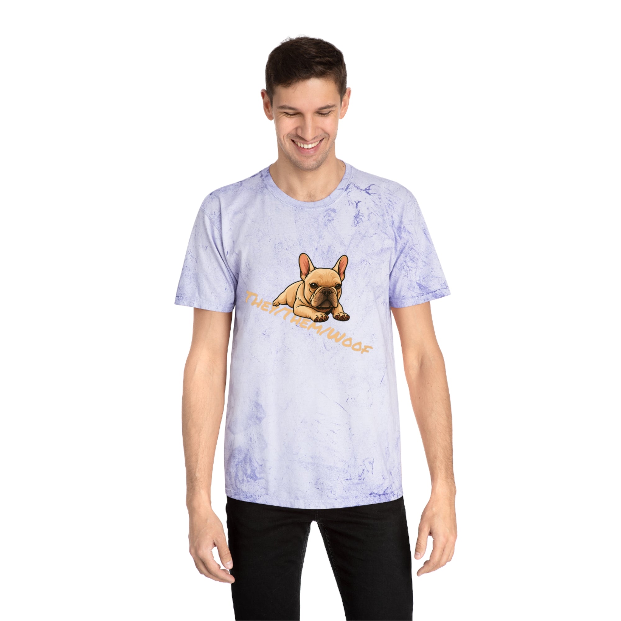 They/Them/Woof Tye-Dye Tee