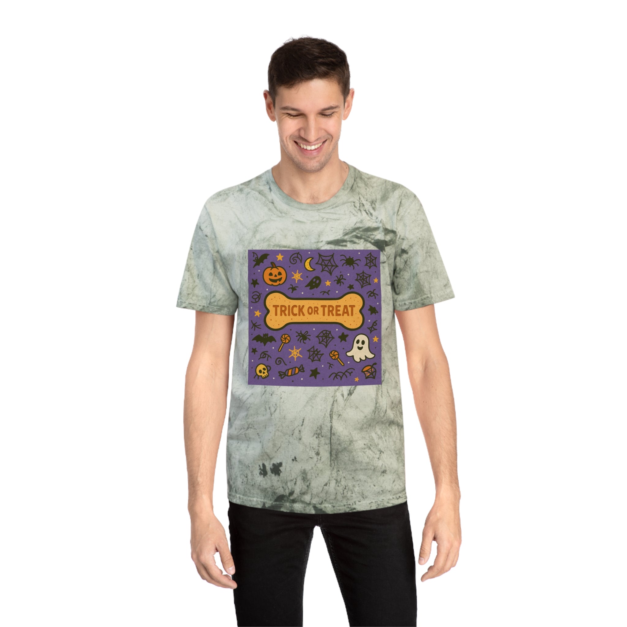 Trick-or-Treat Tye-Dye Tee