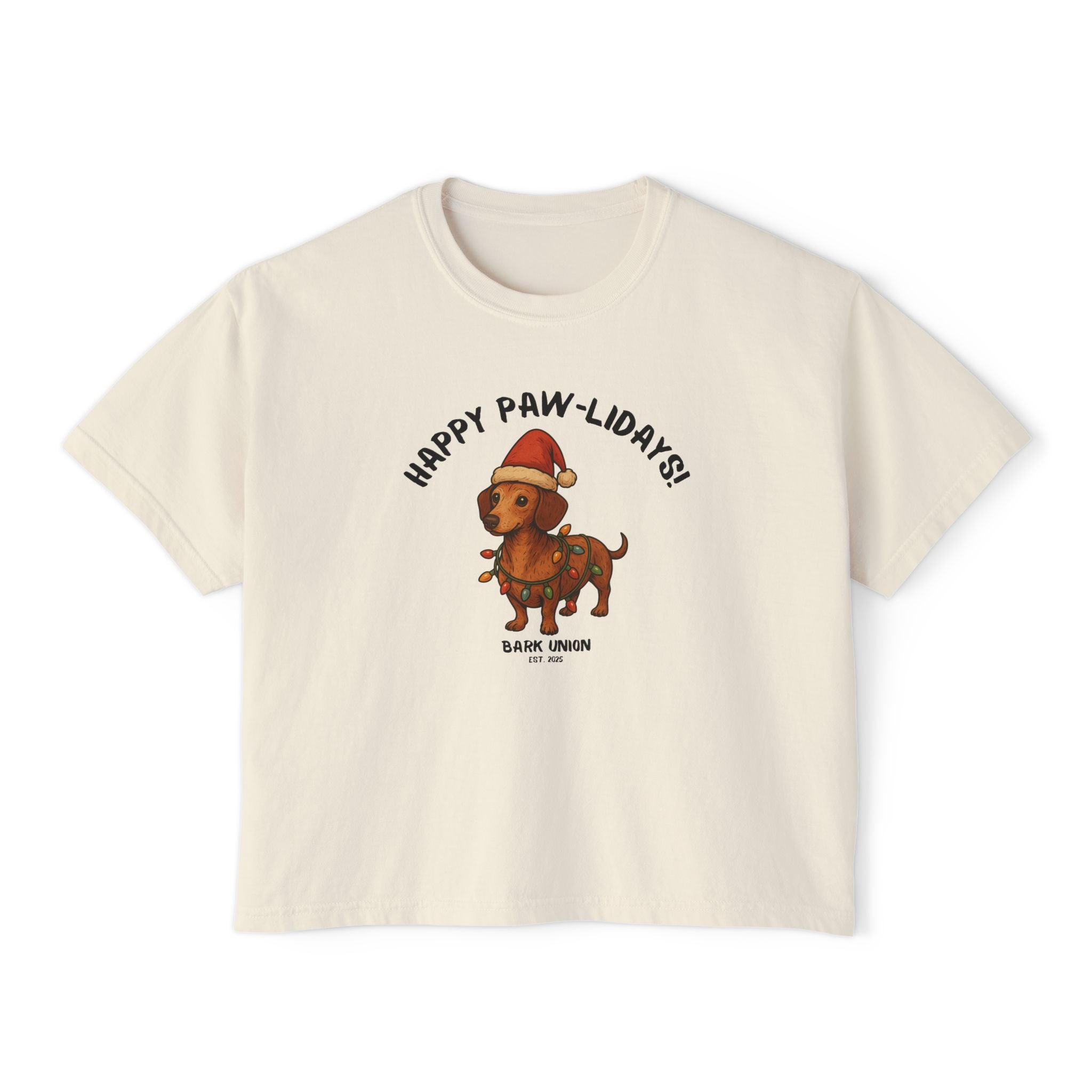 Happy Paw-lidays Crop Top