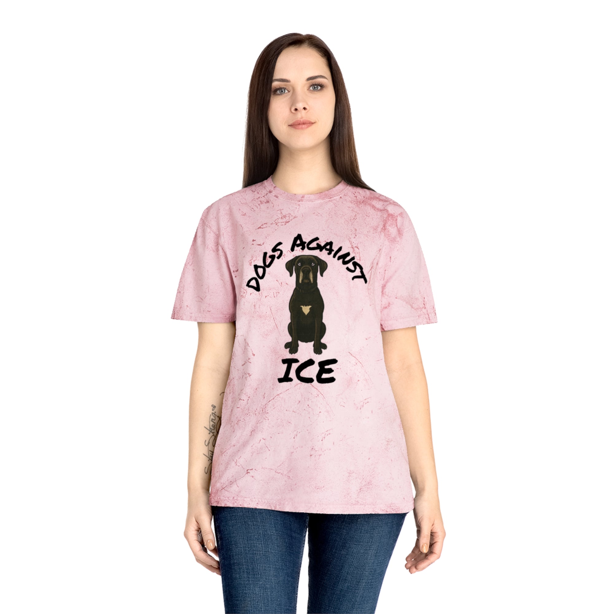 Dogs Against ICE Tye-Dye Tee
