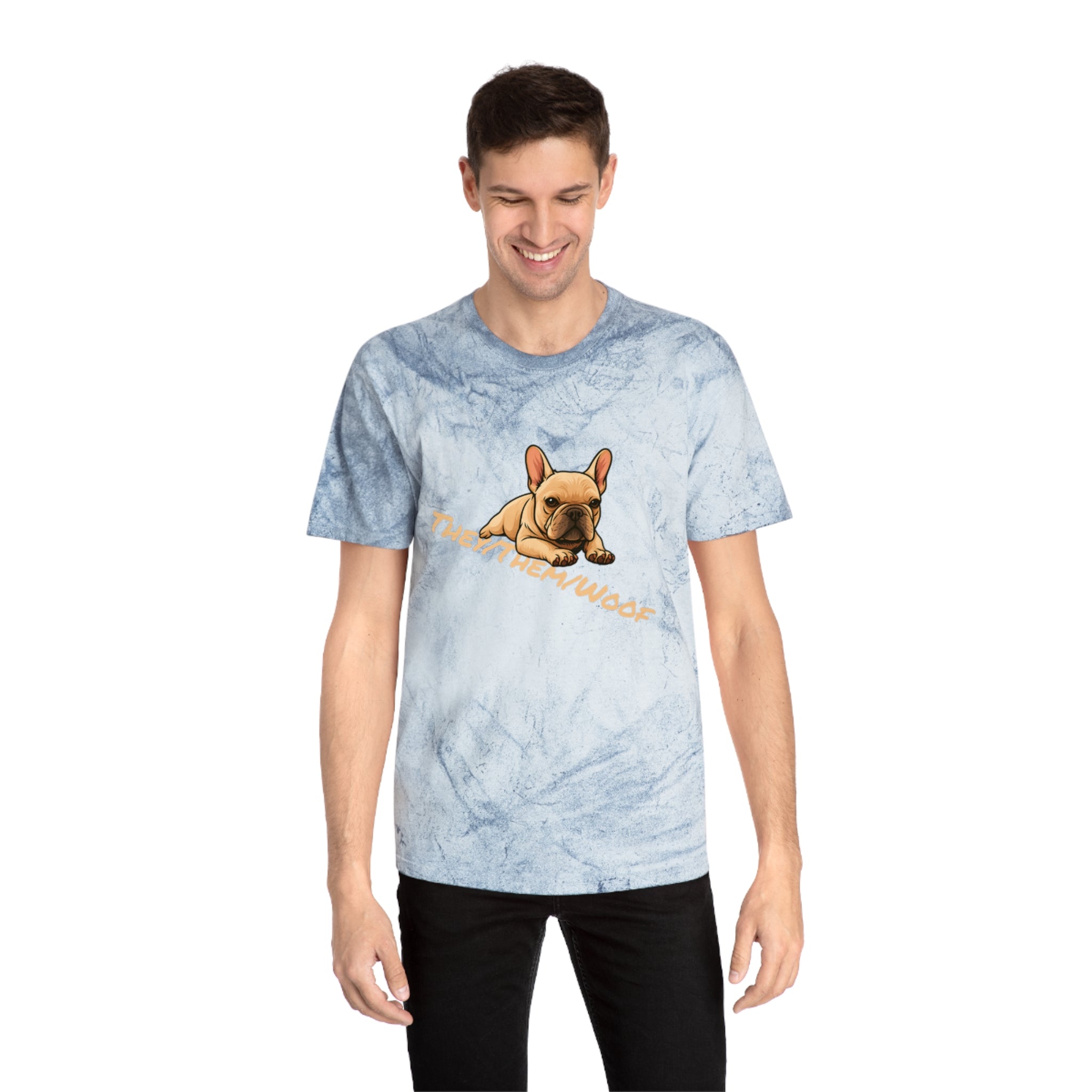 They/Them/Woof Tye-Dye Tee
