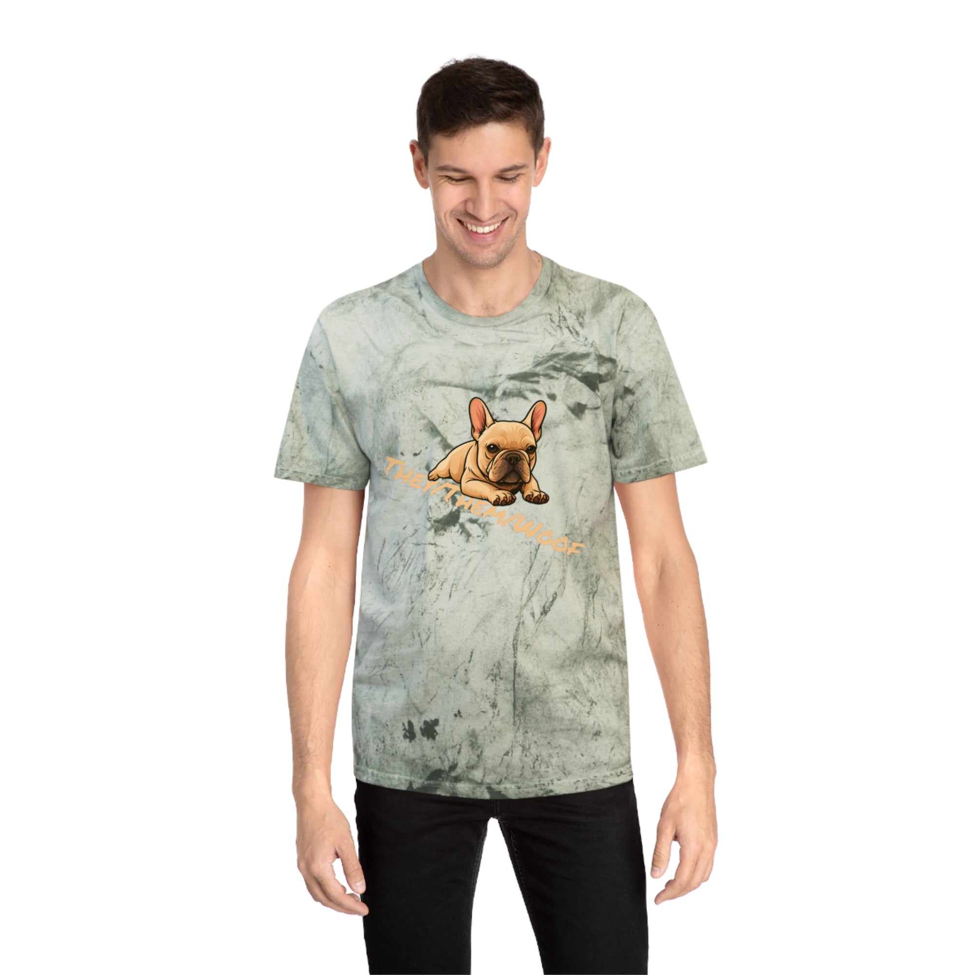 They/Them/Woof Tye-Dye Tee