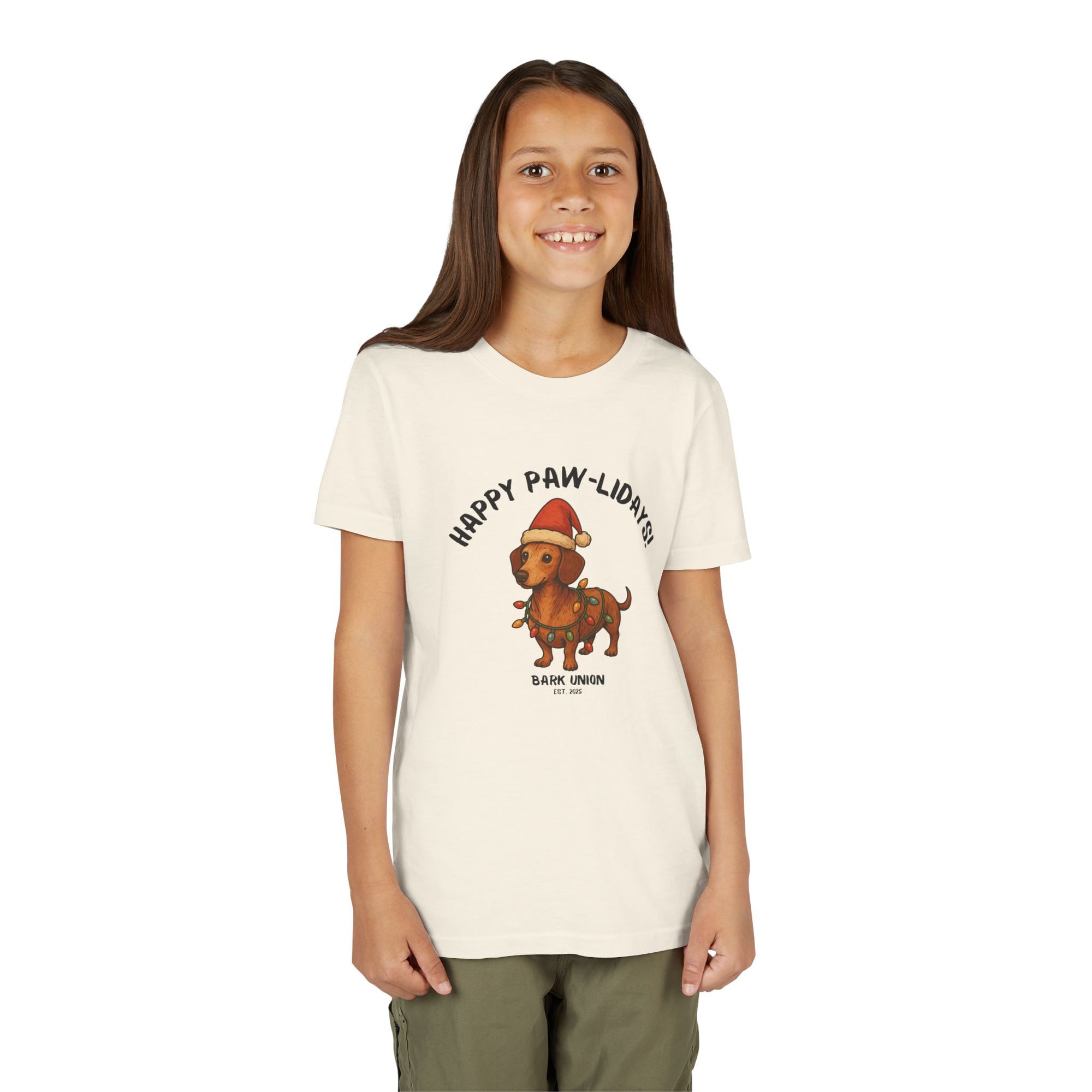 Happy Paw-lidays! Kids Tee