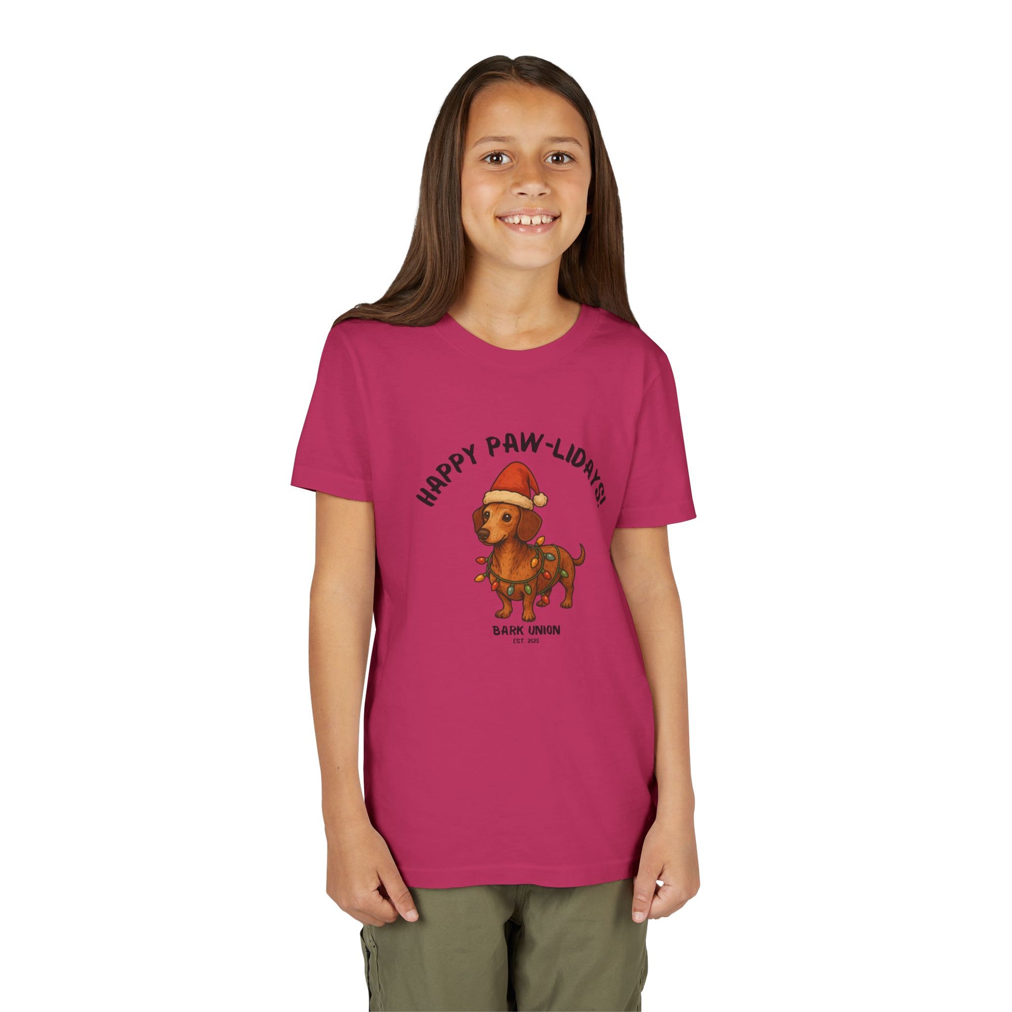 Happy Paw-lidays! Kids Tee