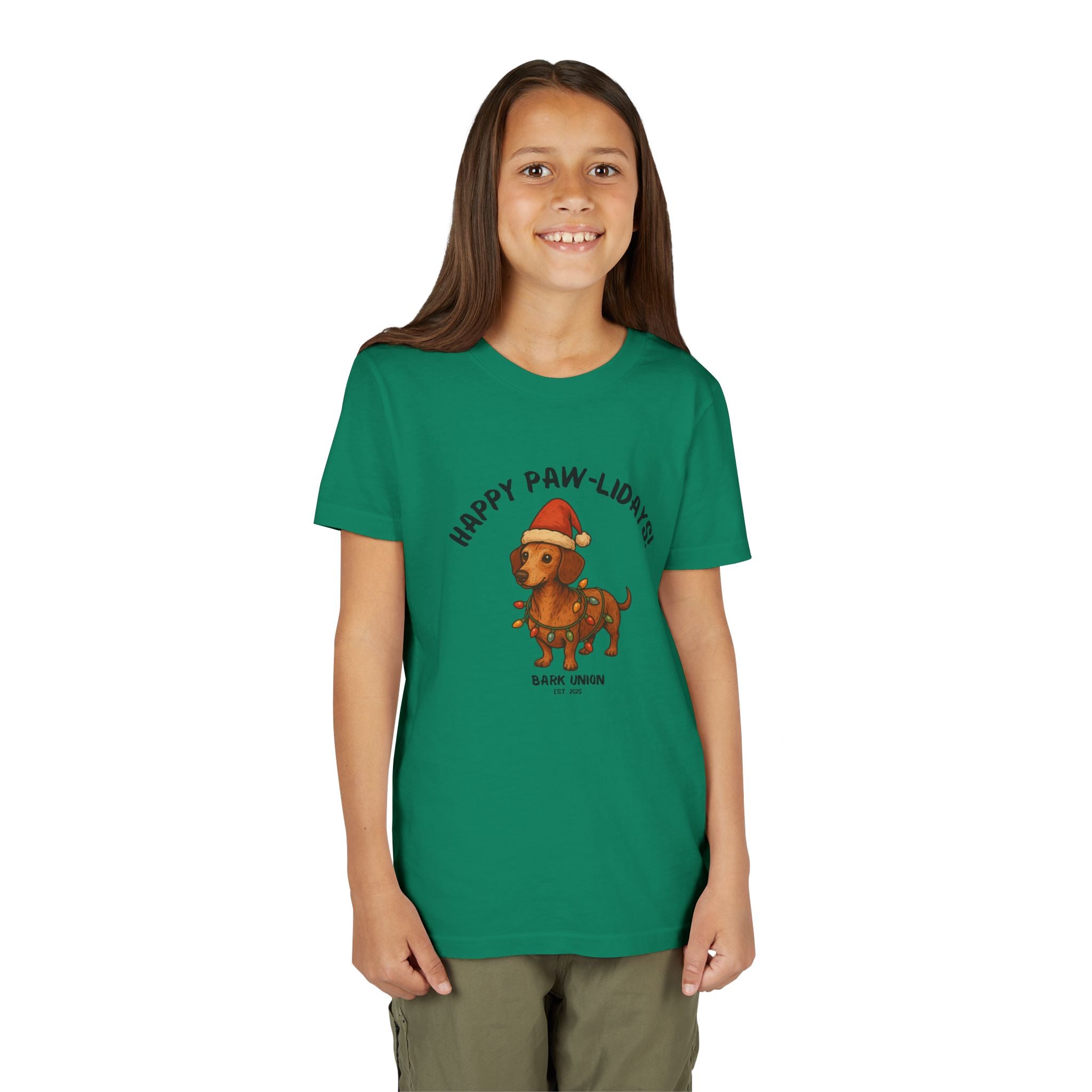 Happy Paw-lidays! Kids Tee