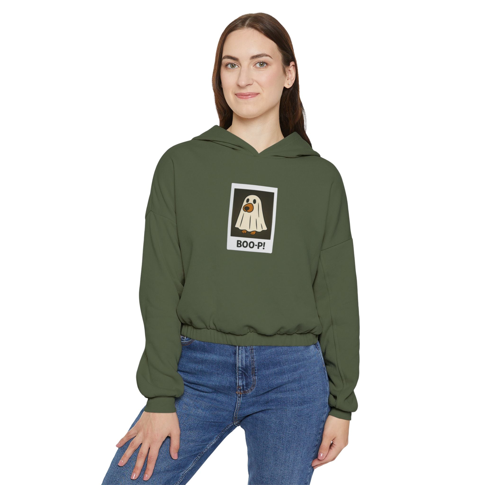 Boo-P! Crop Hoodie